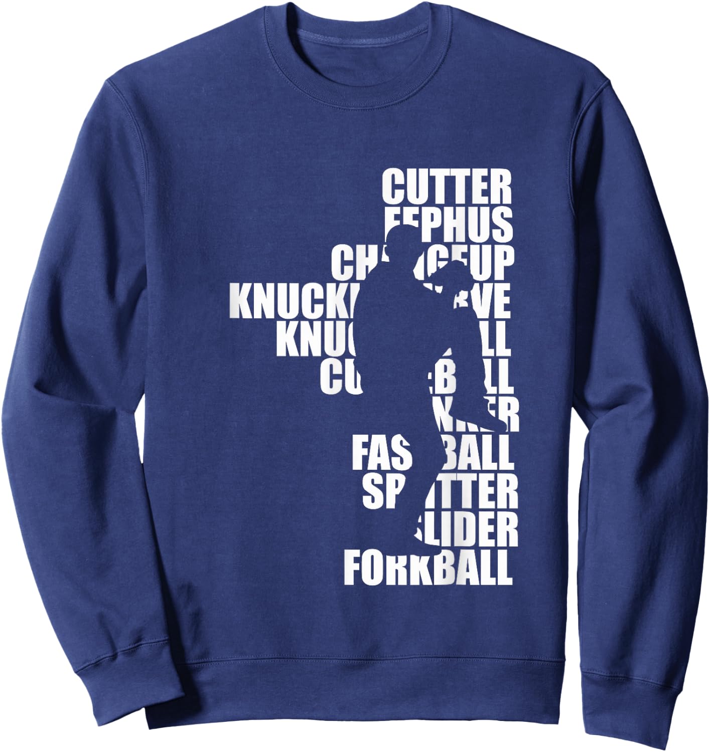 Pitcher Baseball Apparel - Baseball Sweatshirt - Sweatshirt | Navy
