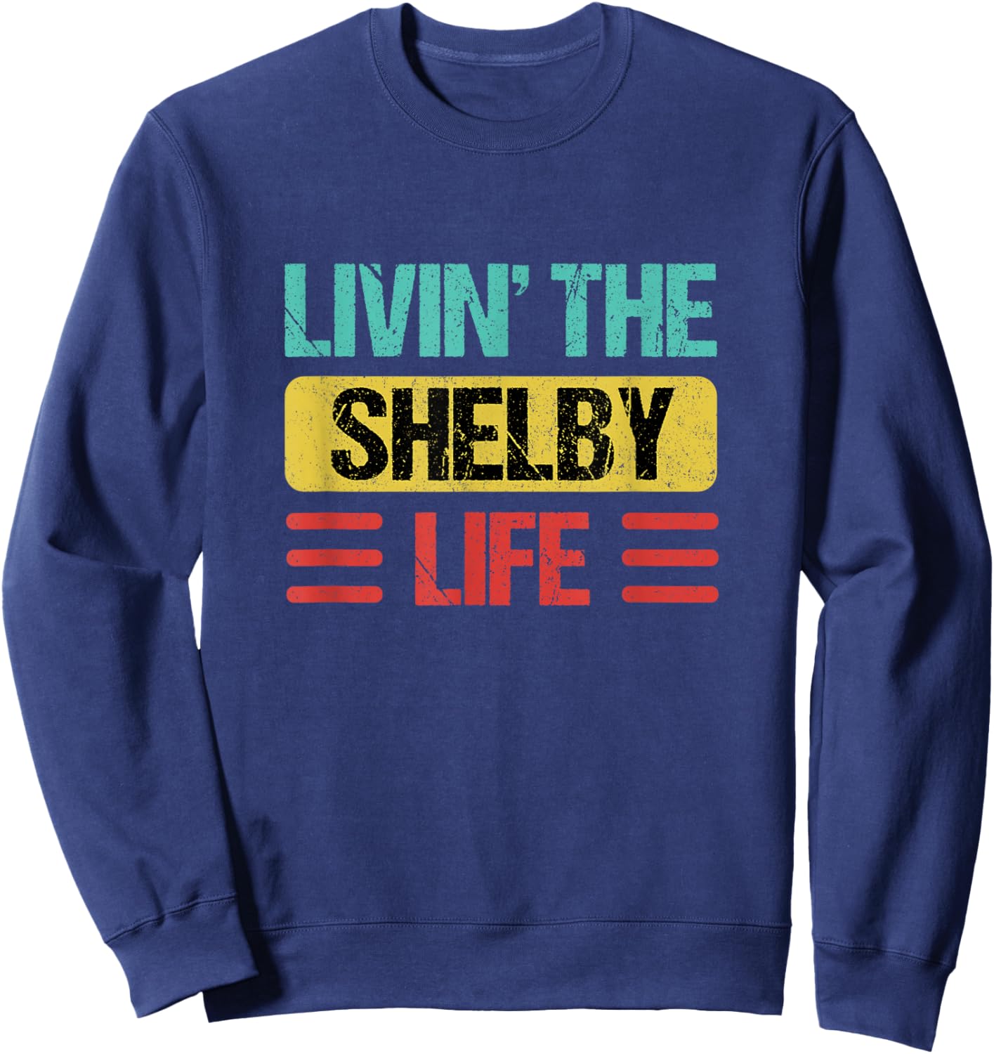 Shelby Name Sweatshirt - Sweatshirt | Navy