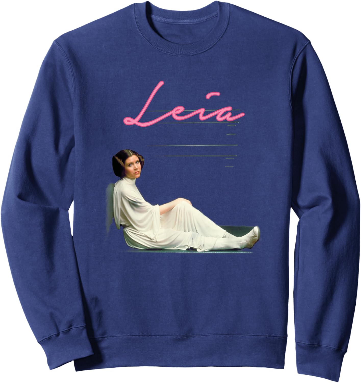 Star Wars Princess Leia Classic Pretty Shot Portrait Sweatshirt - Sweatshirt | Navy