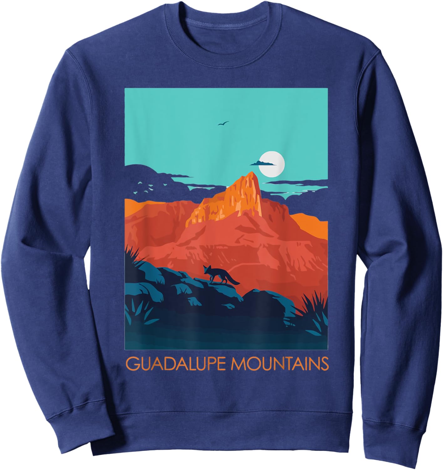 Guadalupe Mountains National Park Texas TX Sweatshirt - Sweatshirt | Navy