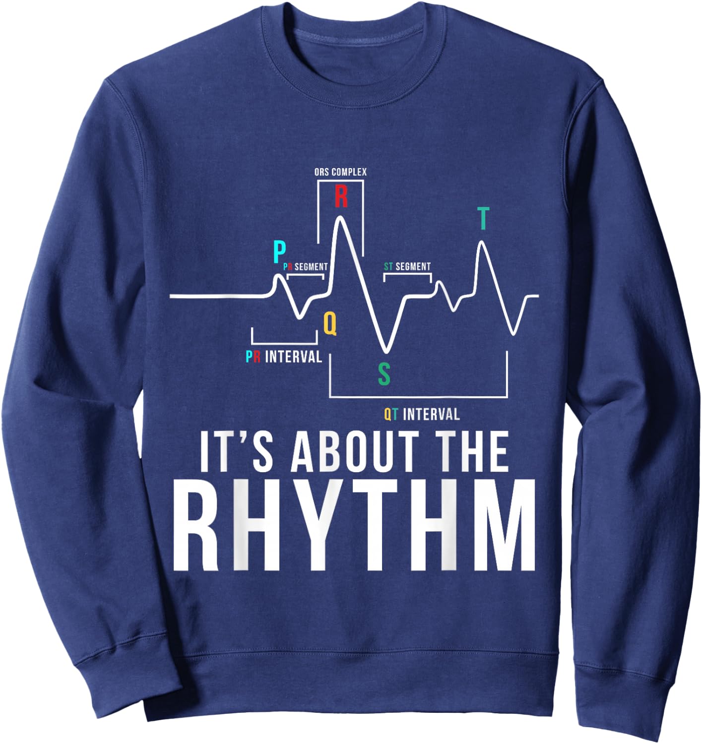 Cardiac Nurse Cardiology Nurse Cardiac Nursing CVICU Sweatshirt - Sweatshirt | Navy