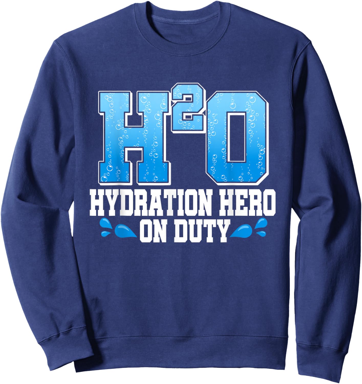Hydration Specialist Team Manager Football Hydrated Waterboy Sweatshirt - Sweatshirt | Navy