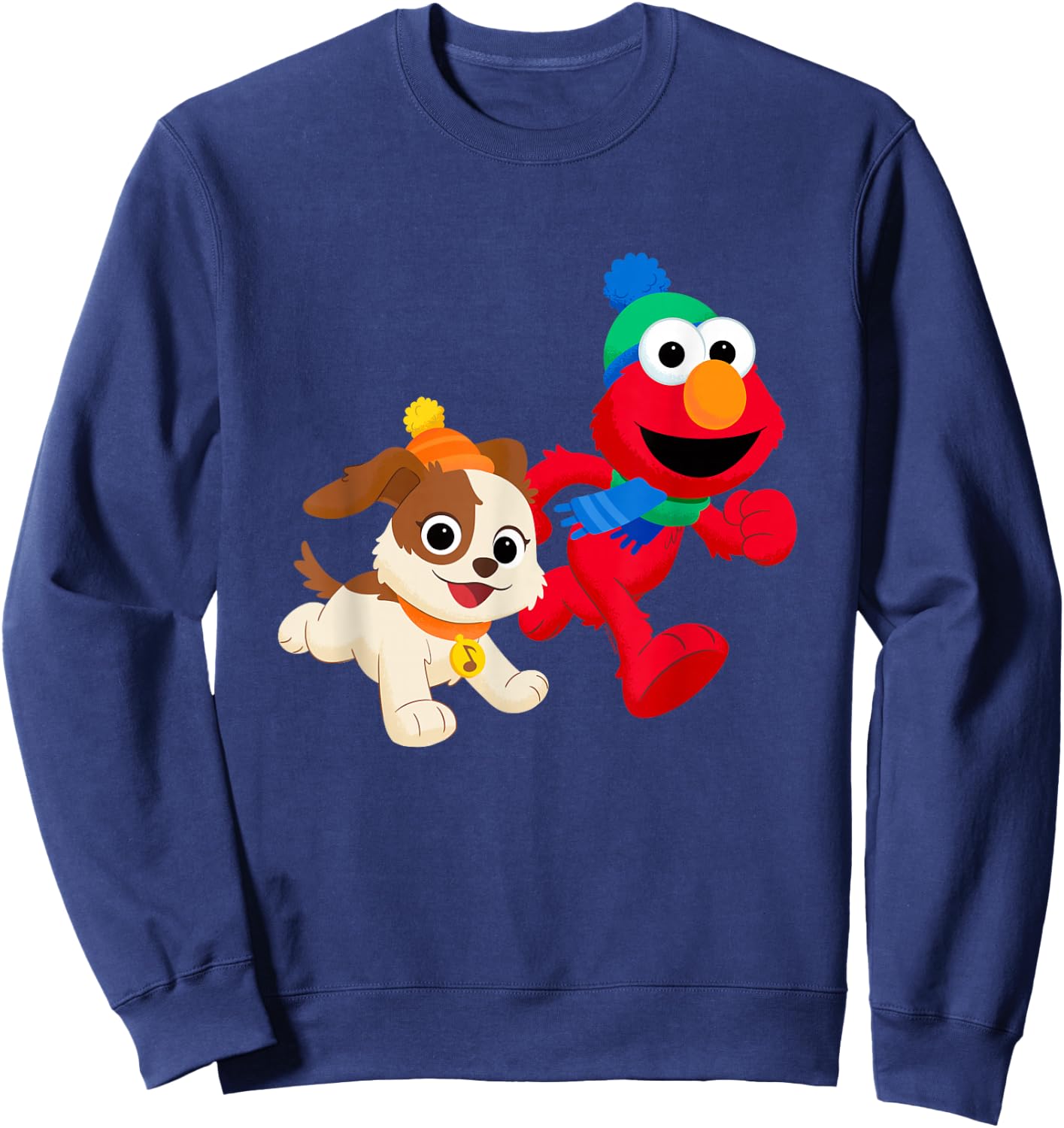 Sesame Street Best Friends, Elmo and Tango Winter Fun Sweatshirt - Sweatshirt | Navy
