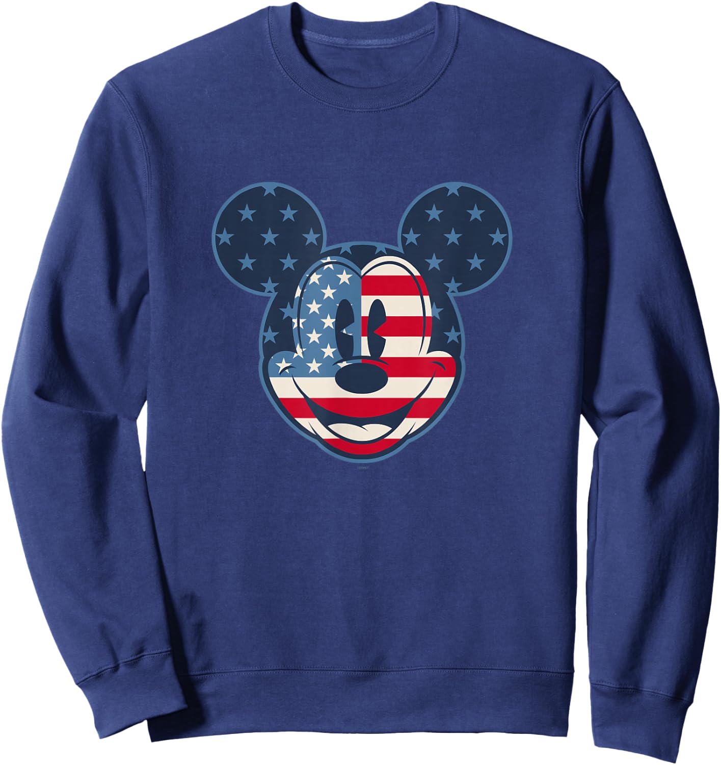 Disney Mickey Mouse Vintage Americana Fourth of July Sweatshirt - Sweatshirt | Navy