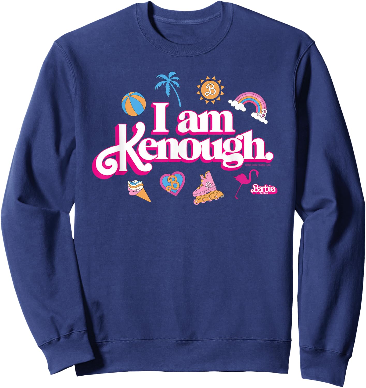 Barbie The Movie - I Am Kenough Icons Sweatshirt - Sweatshirt | Navy