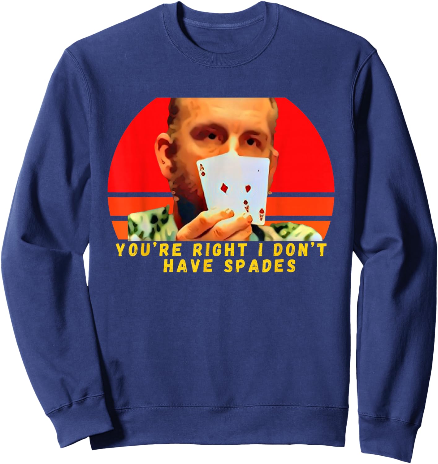 Rounders Movie, Classic Cinema, Pocket Aces, Poker Lovers Sweatshirt - Sweatshirt | Navy