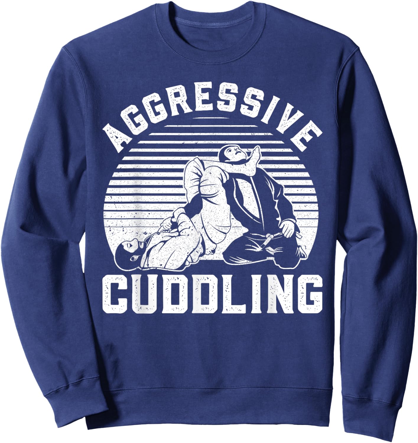 Funny Jiu Jitsu Design Women BJJ Brazilian Jiu Jitsu Sweatshirt - Sweatshirt | Navy