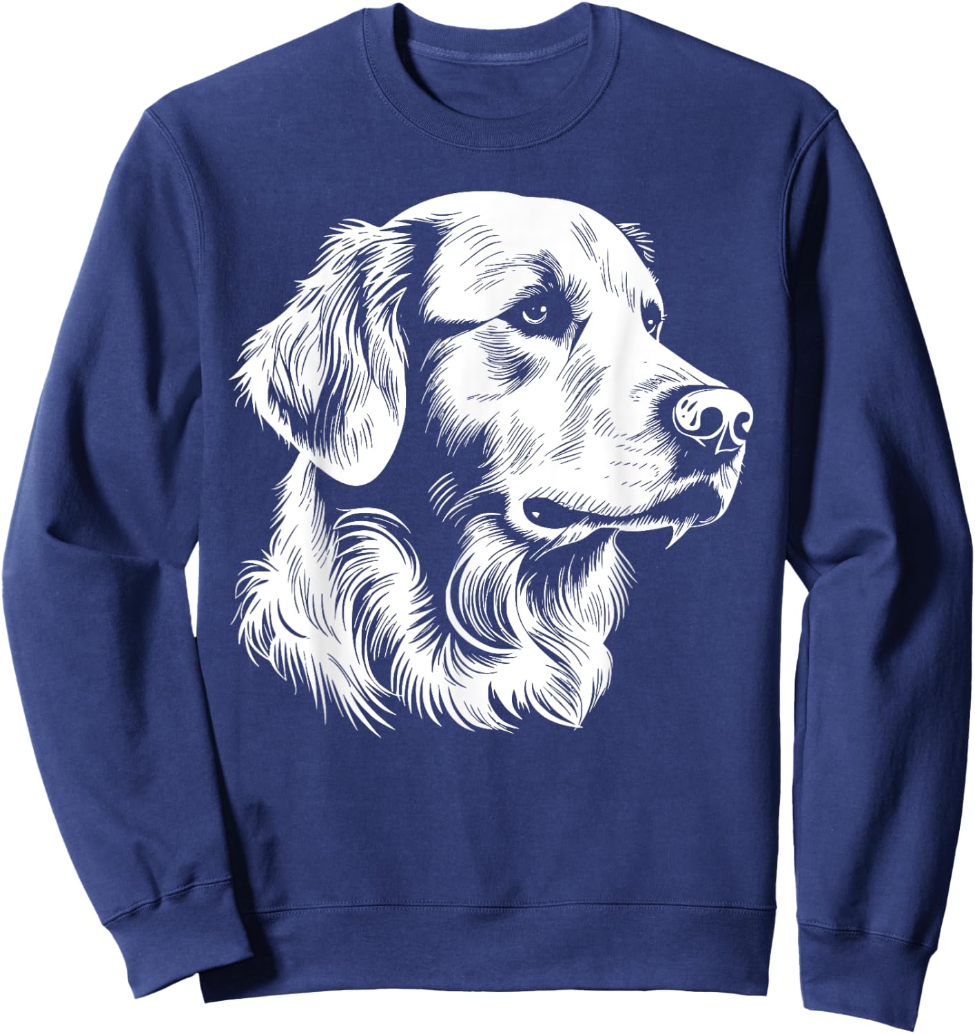 Golden Retriever Shirt Gifts Women Men Goldenretriver Mom Sweatshirt - Sweatshirt | Navy