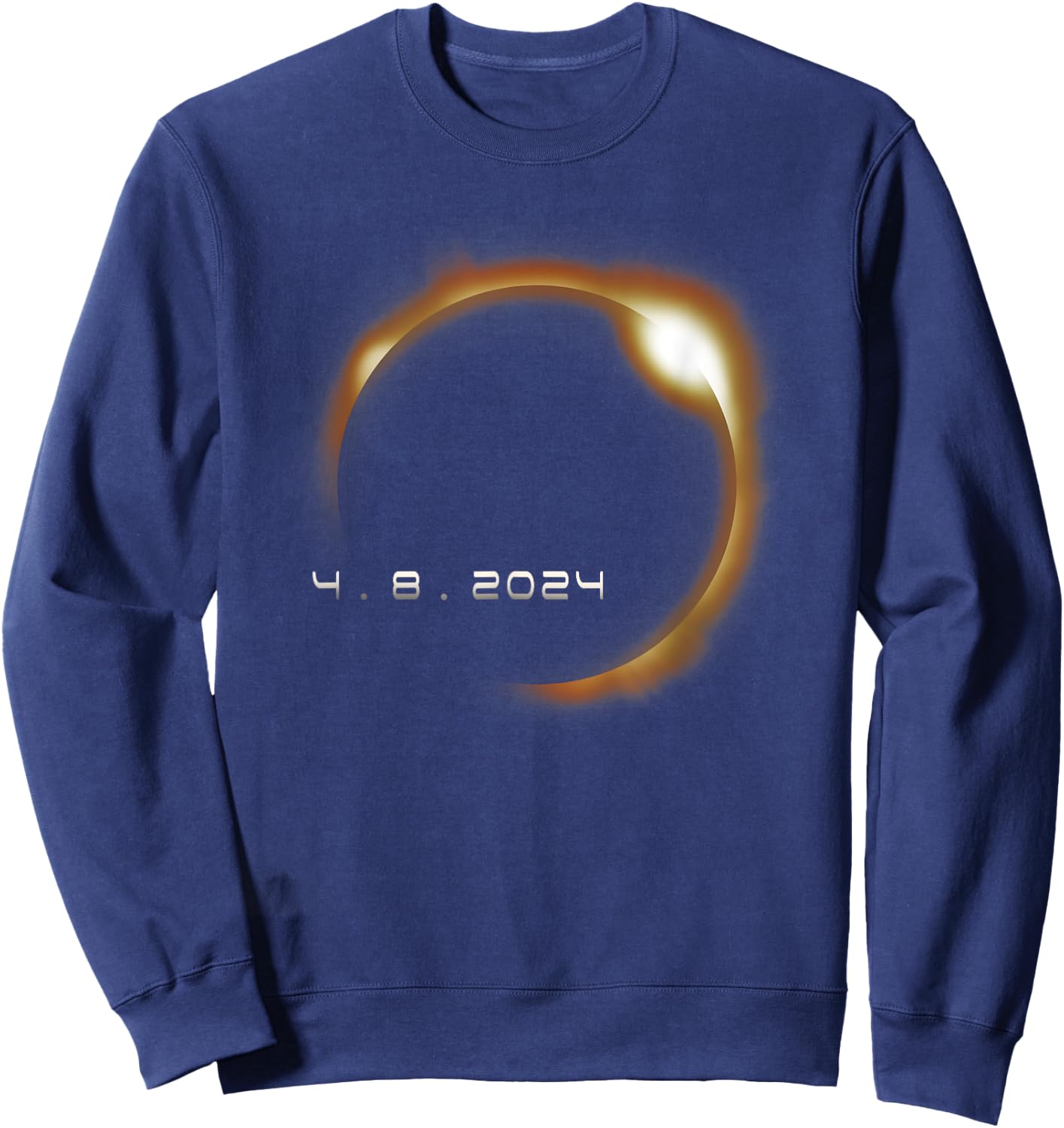 Total Solar Eclipse 2024 USA April 8 2024 Sweatshirt - Sweatshirt | Navy