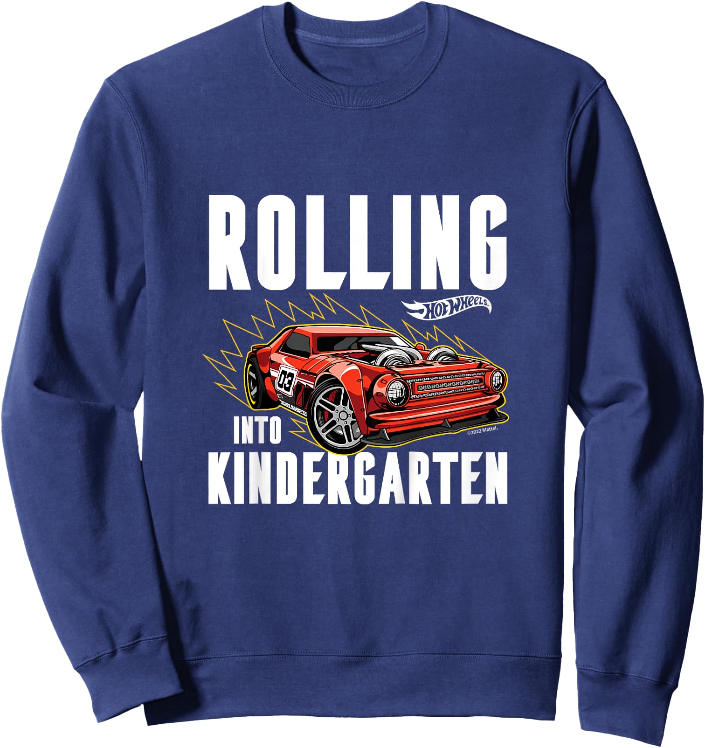 Kids Hot Wheels - Off to Nursery Sweatshirt - Sweatshirt | Navy