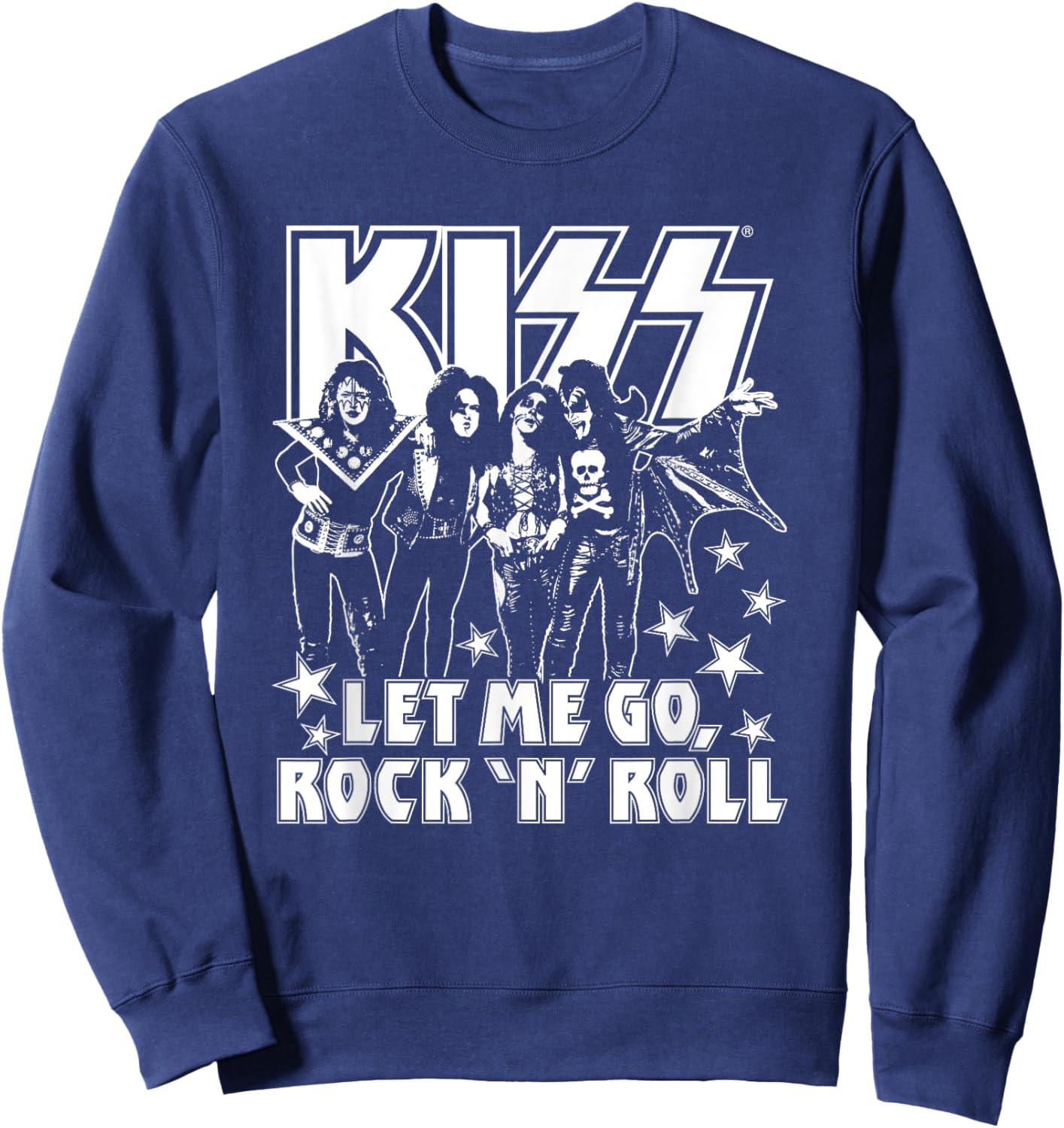 KISS - Let Me Go Sweatshirt - Sweatshirt | Navy