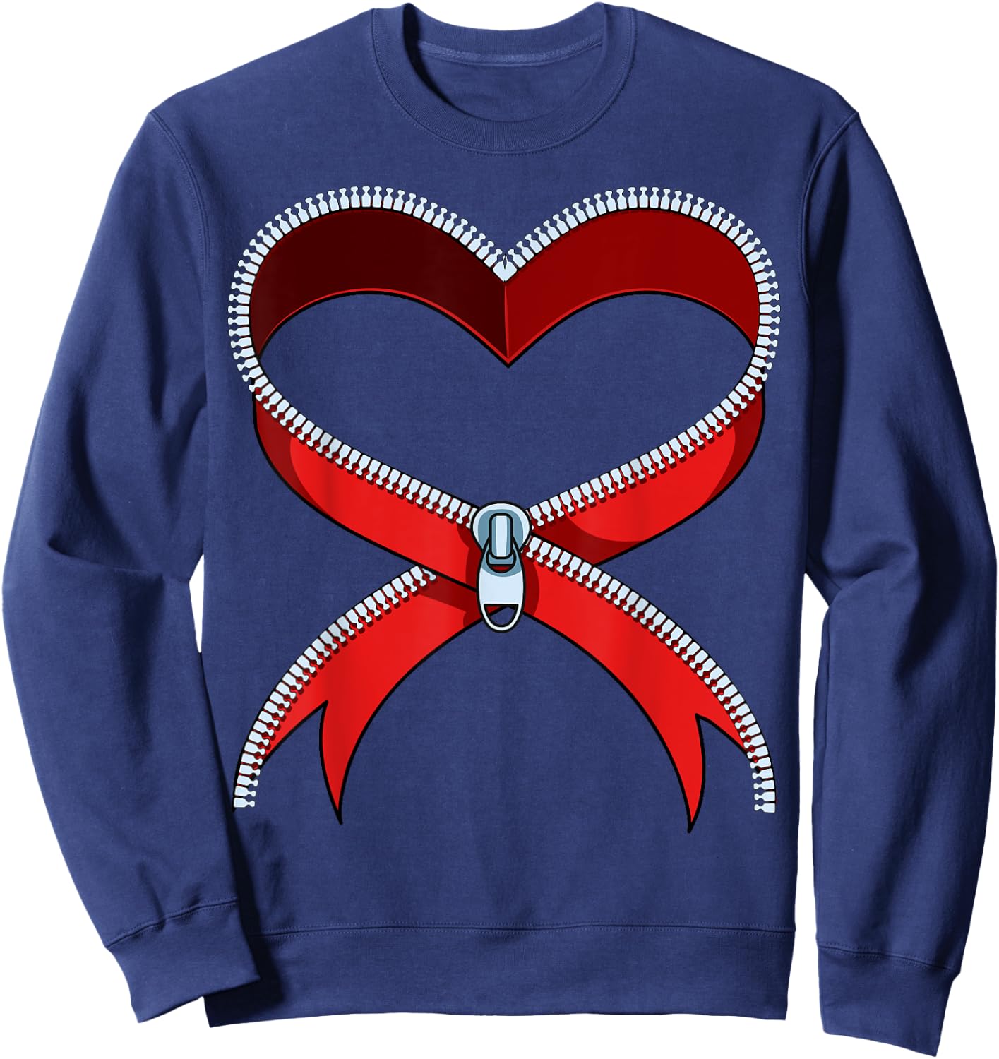 Open Heart Surgery Coronary Diseases Angioplasty Bypass Sweatshirt - Sweatshirt | Navy