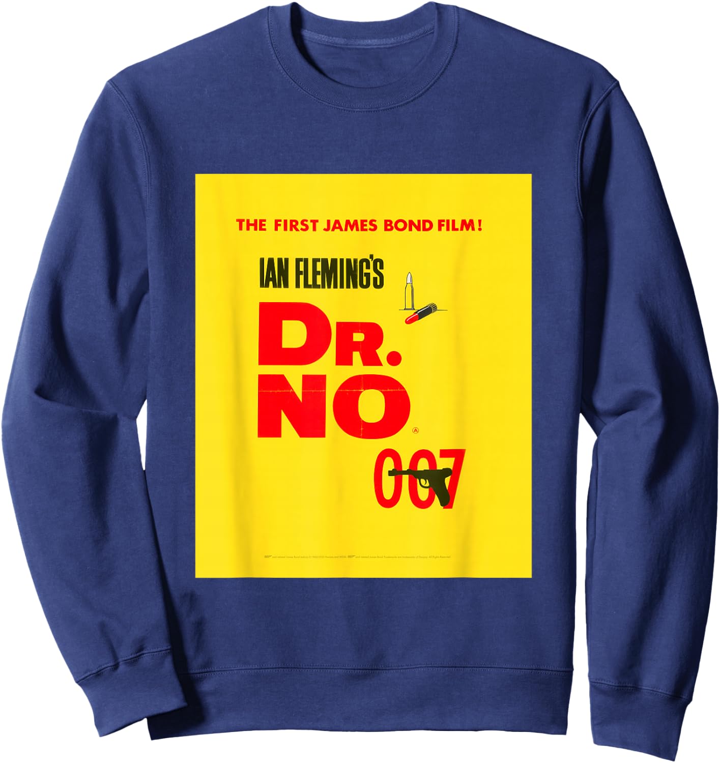 Official James Bond 007 Dr. No Sweatshirt - Sweatshirt | Navy