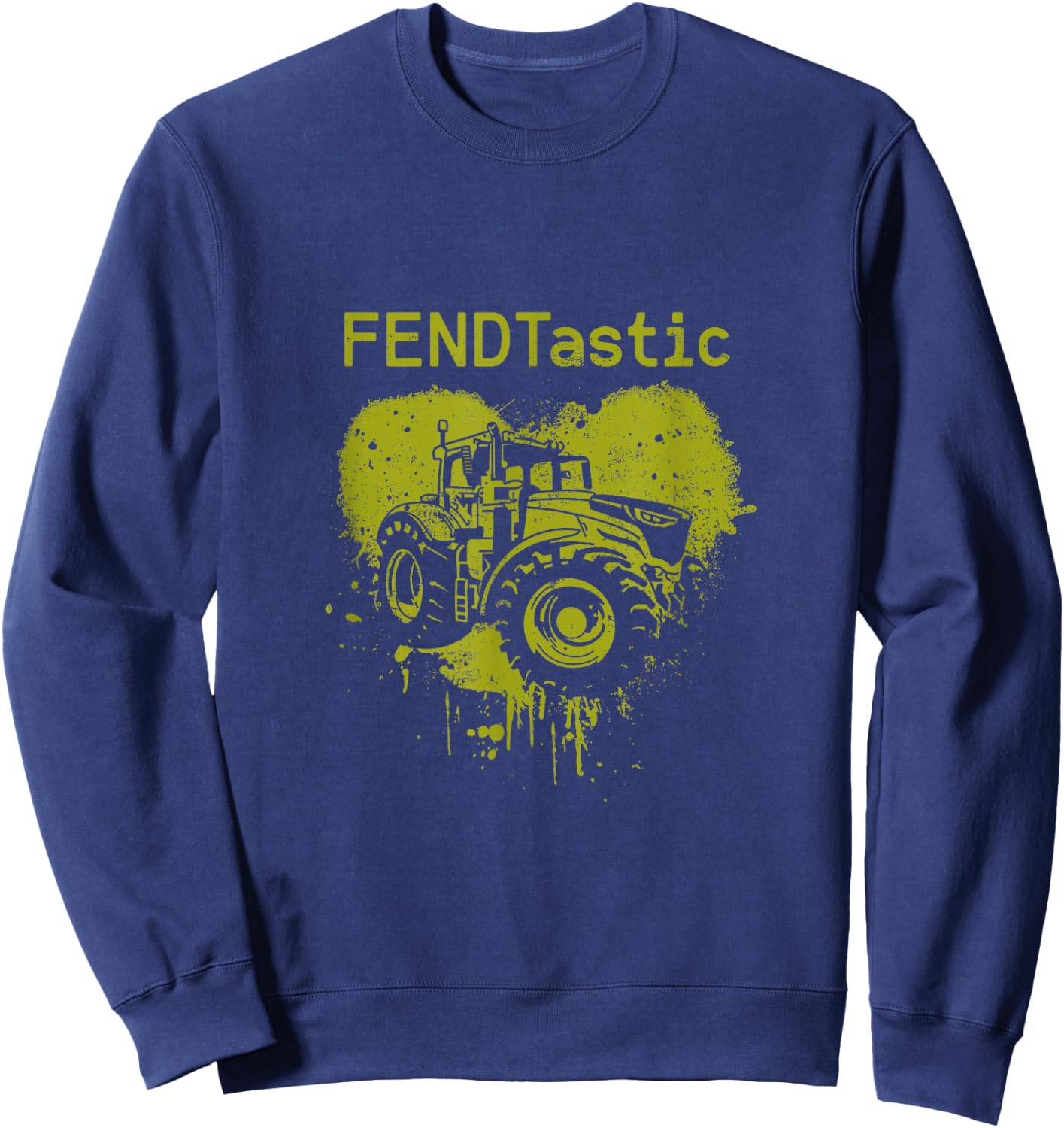 FENDTastic Farmer Tractor Farm Sweatshirt - Sweatshirt | Navy
