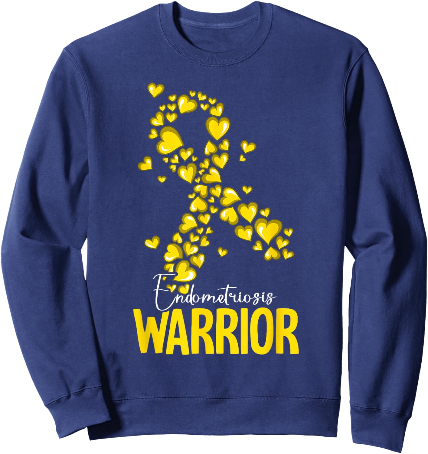 Warrior Endometriosis Awareness Sweatshirt - Sweatshirt | Navy