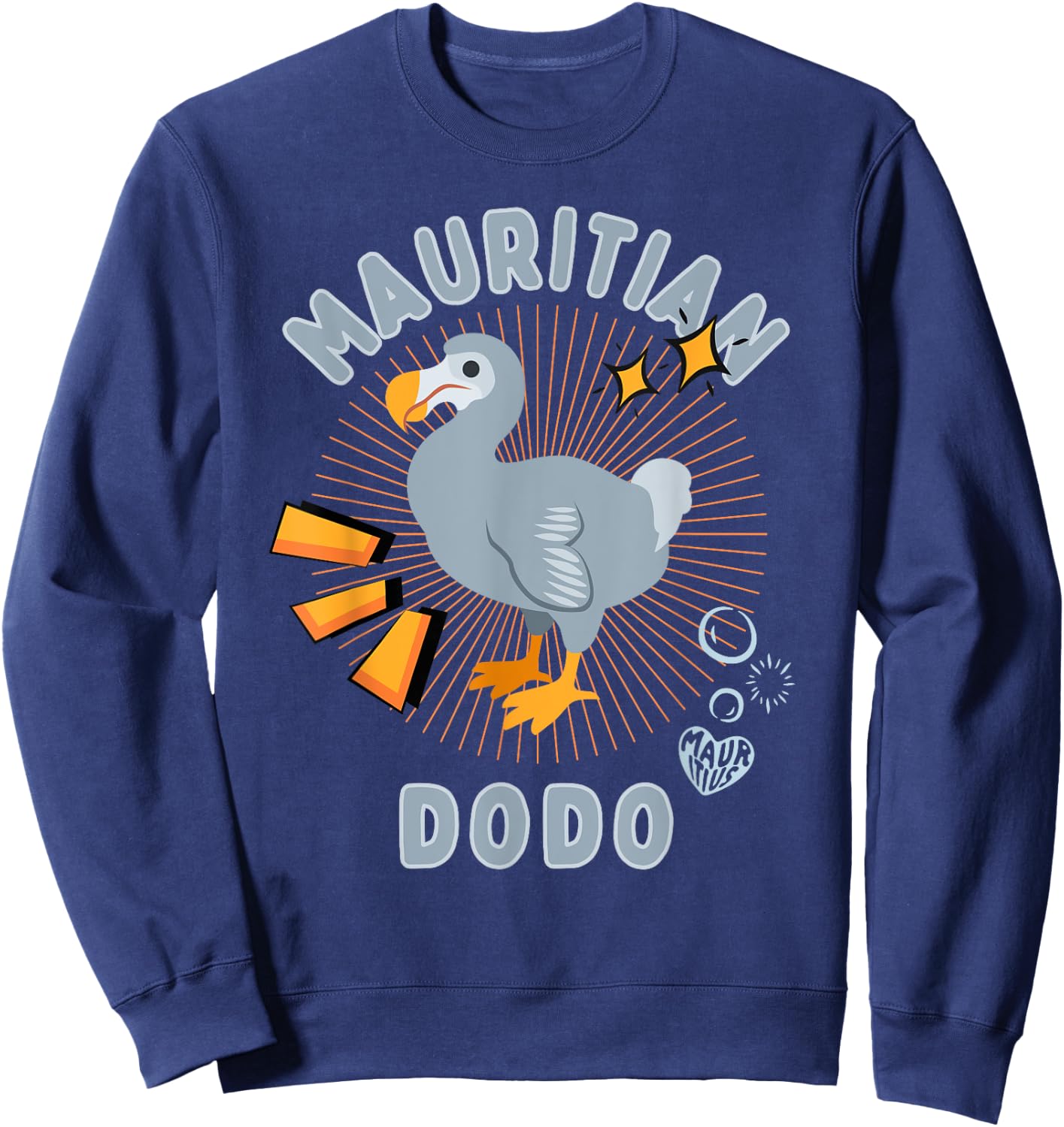 Funny Mauritian Dodo Mauritius Tropical Holiday Island Sweatshirt - Sweatshirt | Navy