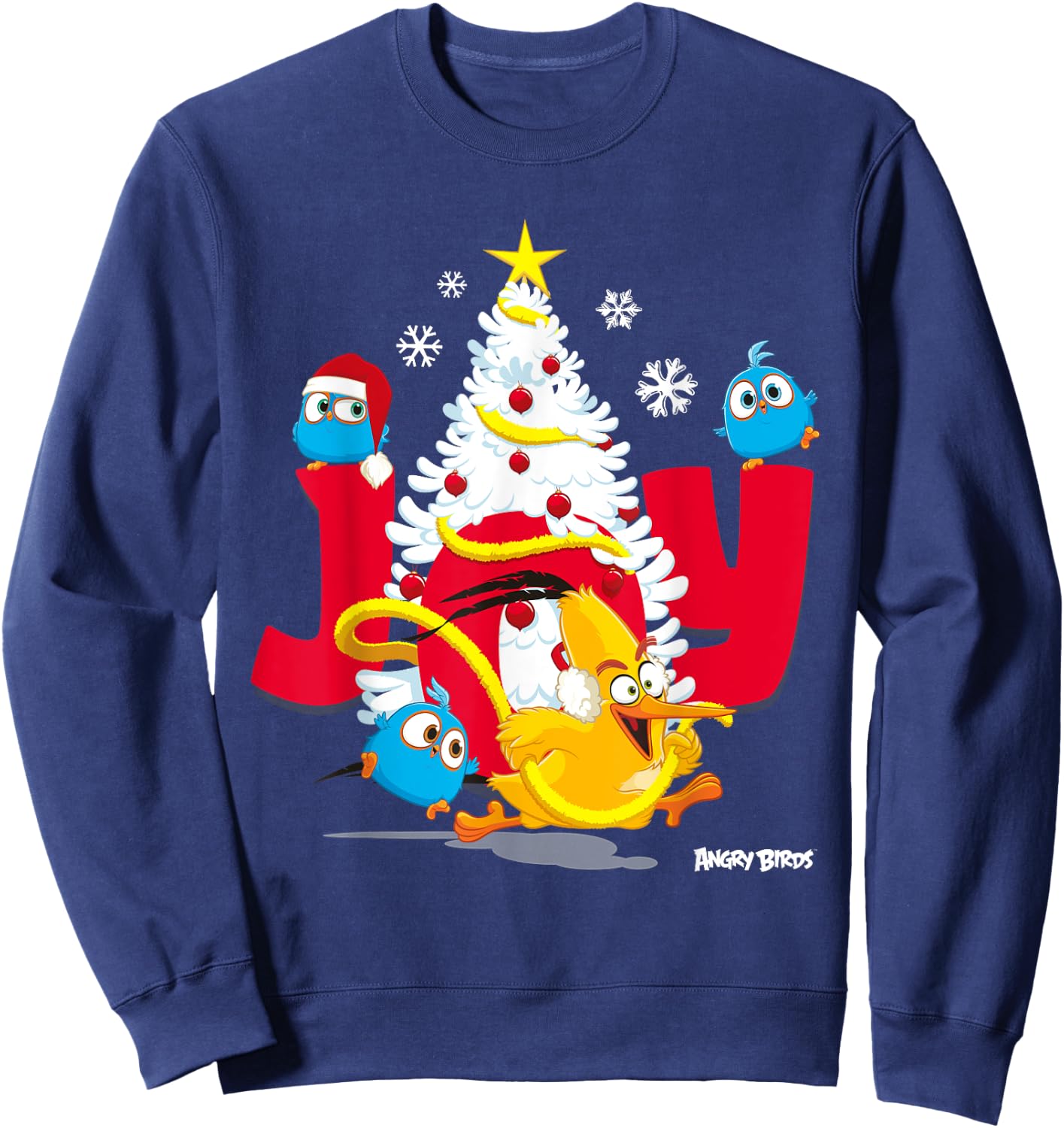 Angry Birds Christmas Joy Official Merchandise Sweatshirt - Sweatshirt | Navy