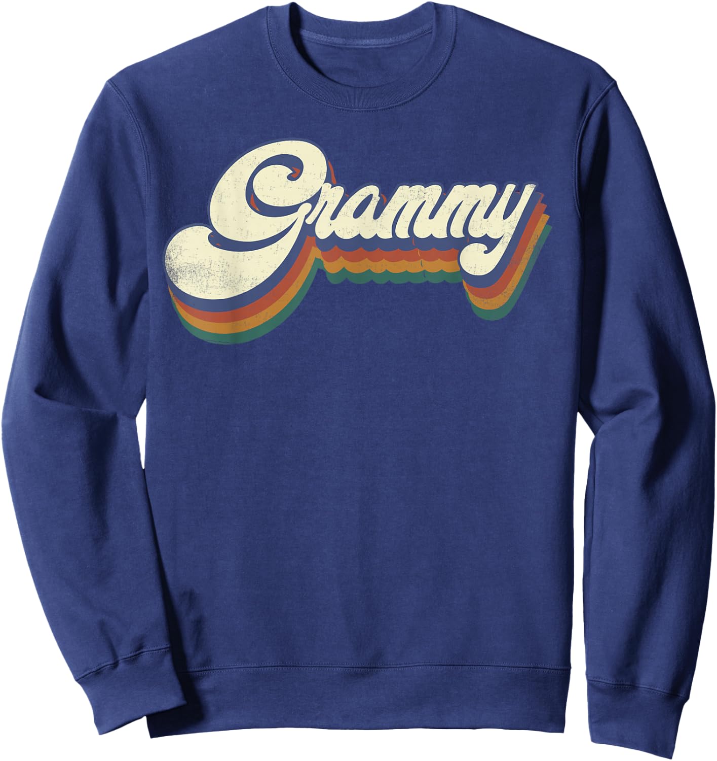 Grammy Gifts For Grandma Retro Vintage Mother's Day Grammy Sweatshirt - Sweatshirt | Navy
