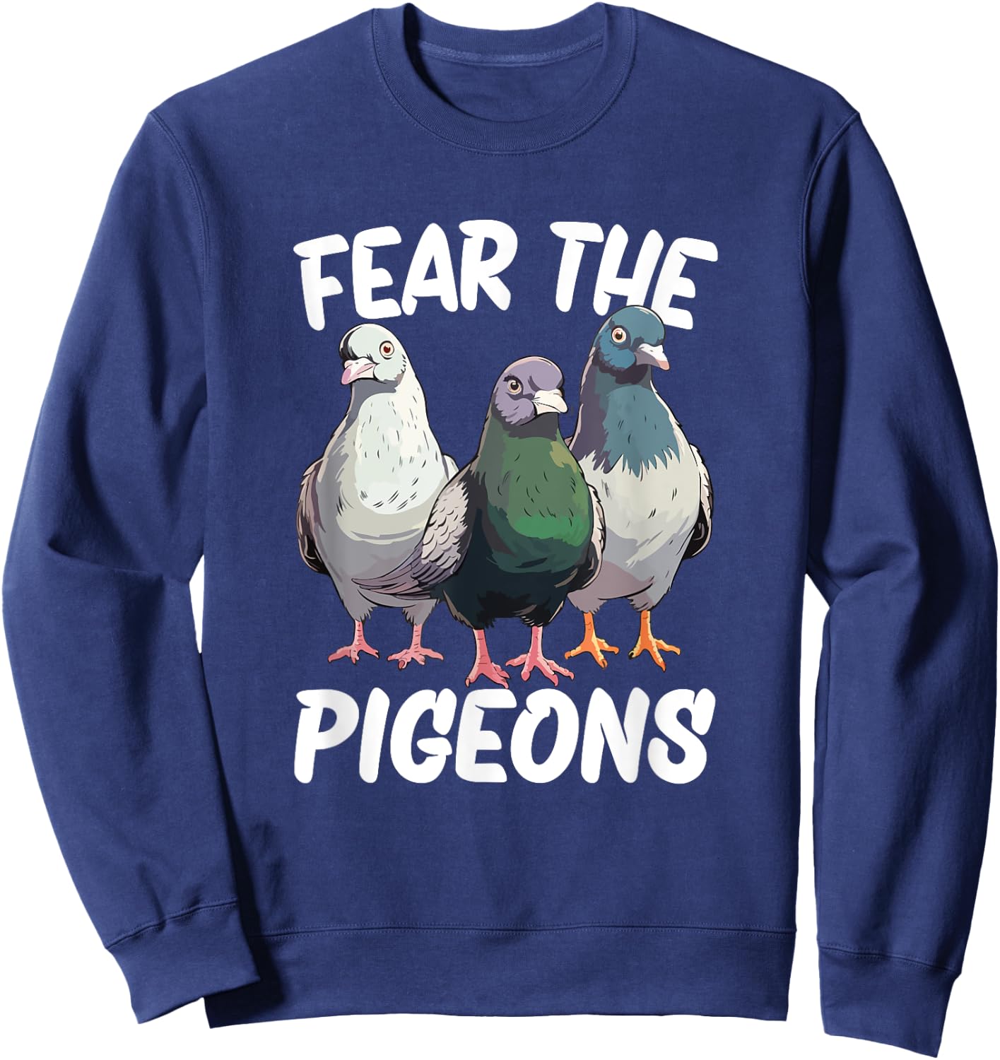 Fear The Pigeon Sweatshirt - Sweatshirt | Navy