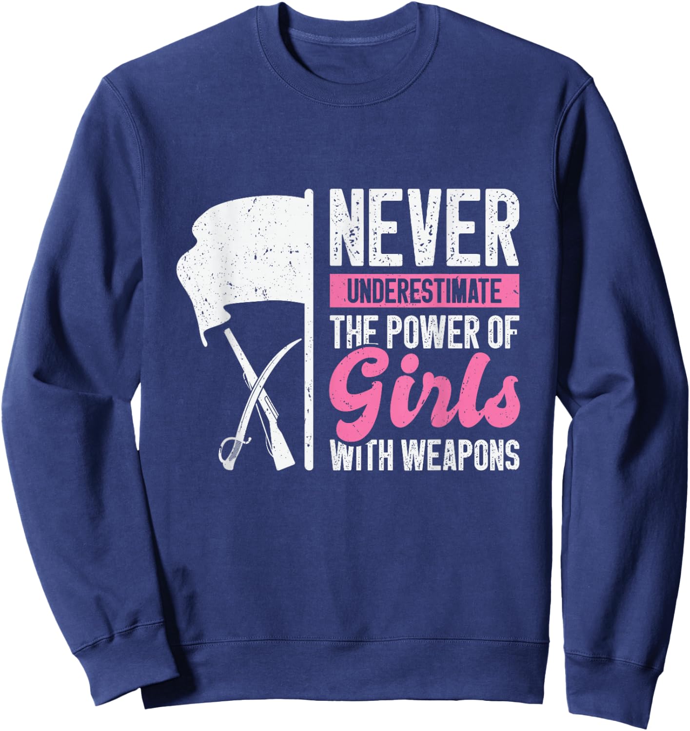 Color Guard Colorguard Flag Marching Band Sweatshirt - Sweatshirt | Navy
