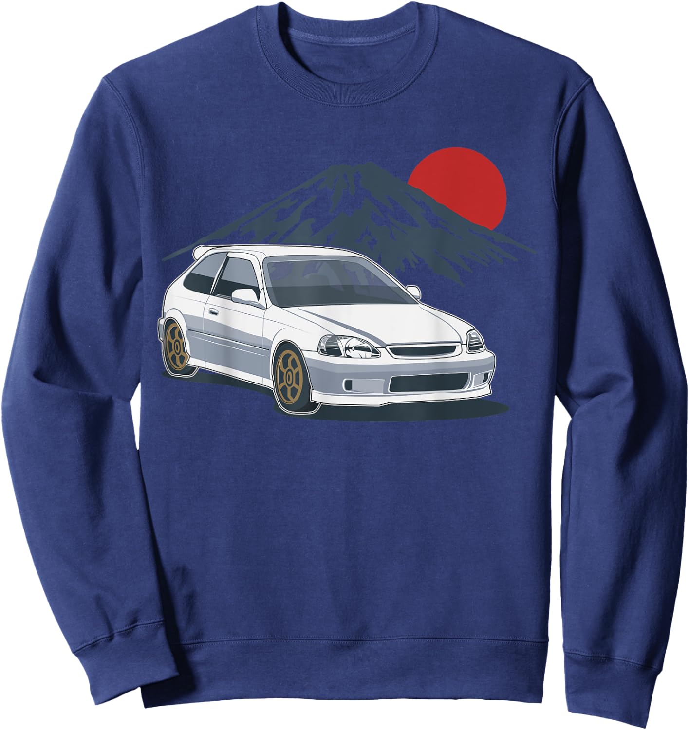 JDM Japan Motorsport tuning car 90s Sweatshirt - Sweatshirt | Navy