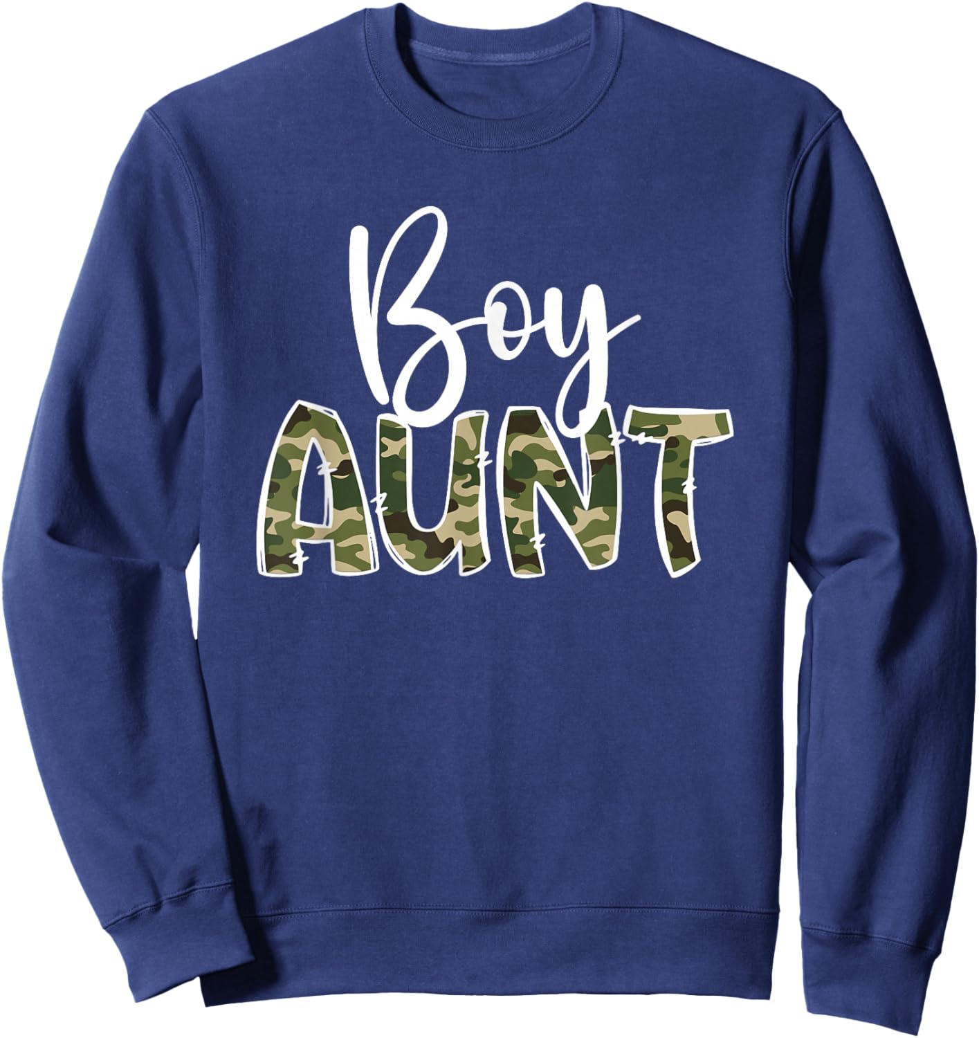 Boy Aunt Of Boys Auntie Boy Auntie Boys Aunt Sweatshirt - Sweatshirt | Navy