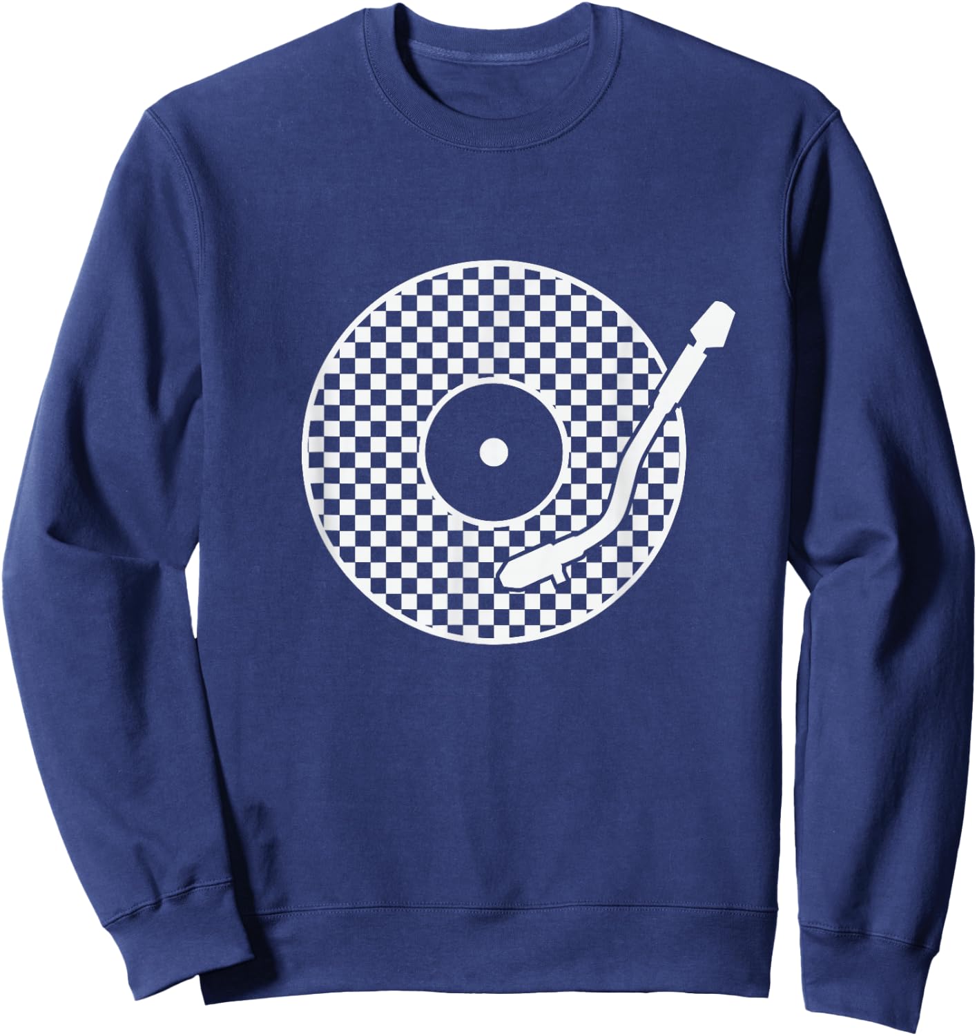 Ska Vinyl Record Jazz Music Sweatshirt - Sweatshirt | Navy