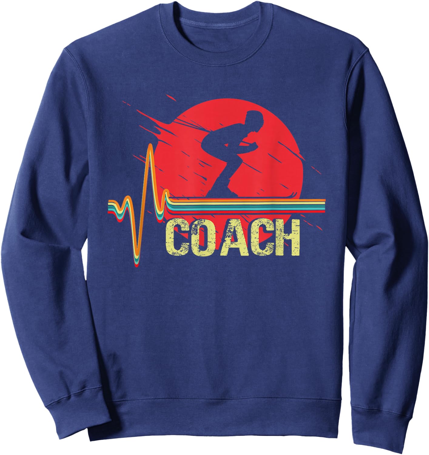 Ski Coach | Winter Sports Mountains | Skiing Skier Sweatshirt - Sweatshirt | Navy