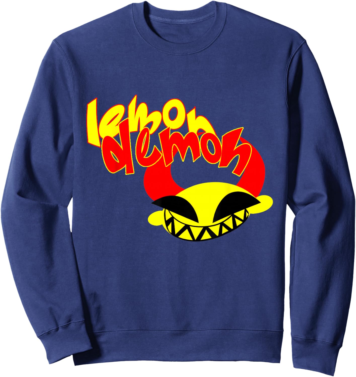 Lemon Demon-fruit Funny Sweatshirt - Sweatshirt | Navy