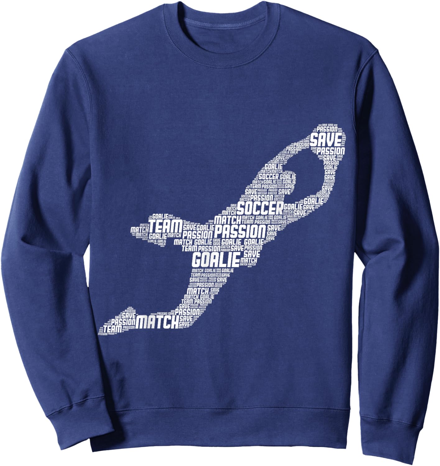Soccer Goalie Goalkeeper Men Kids Boys Youth Sweatshirt - Sweatshirt | Navy