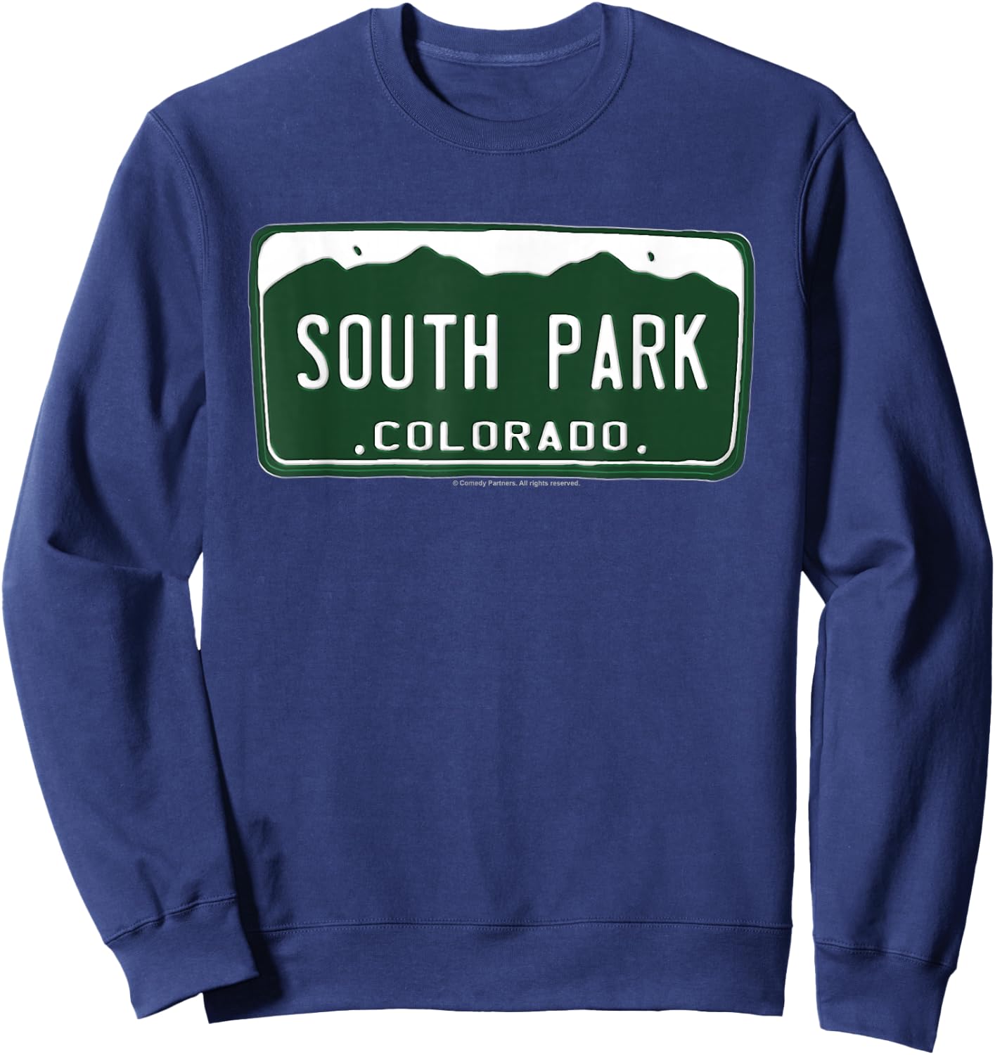 South Park License Plate Sweatshirt - Sweatshirt | Navy