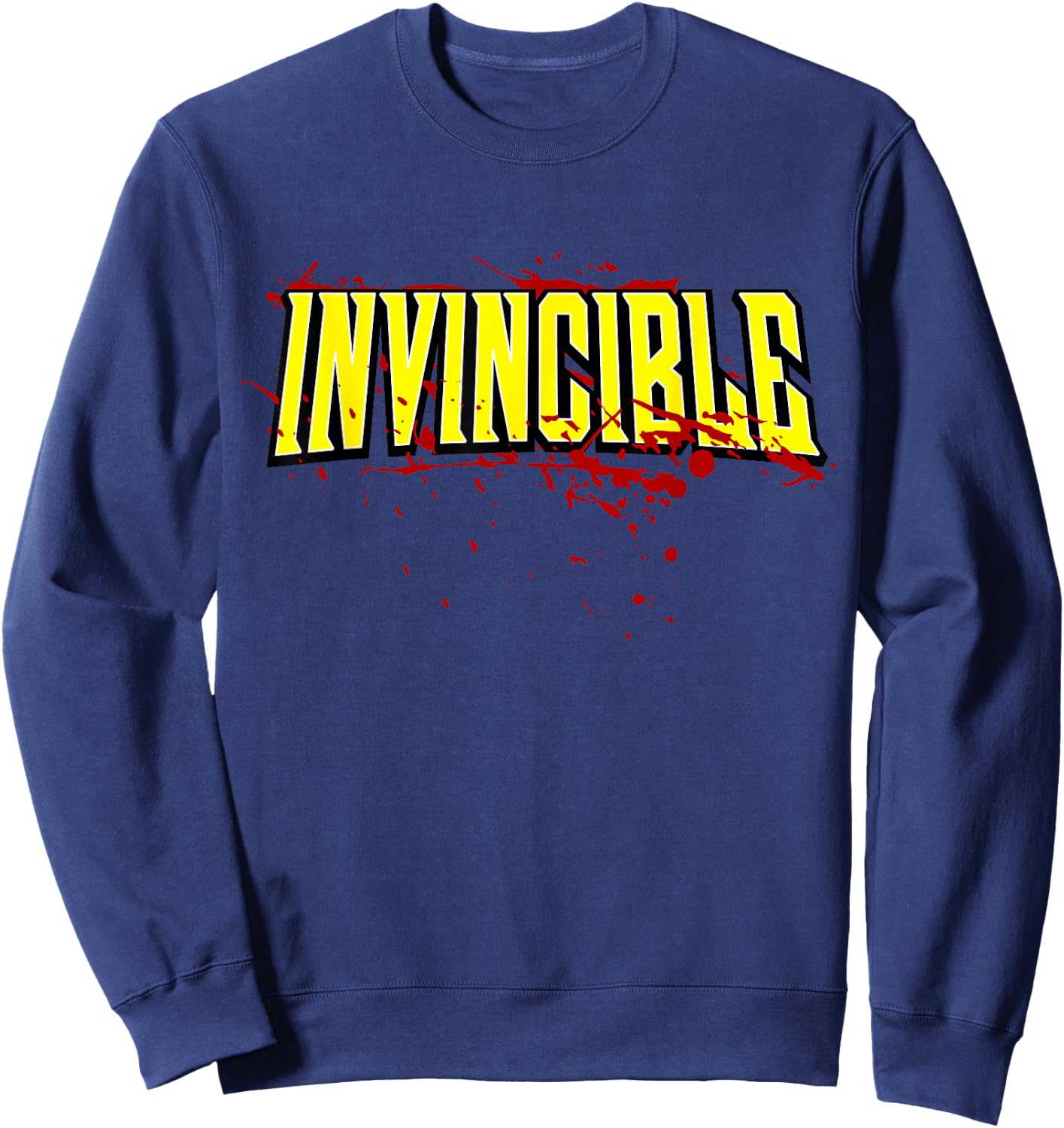 Invincible Bloody Logo Sweatshirt - Sweatshirt | Navy