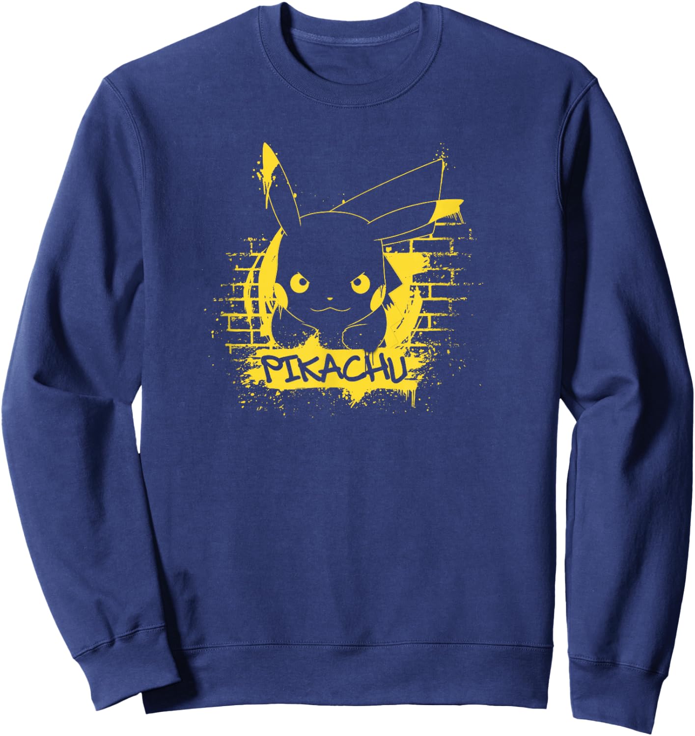 Pokémon Pikachu Graffiti Bricks Sweatshirt - Sweatshirt | Navy