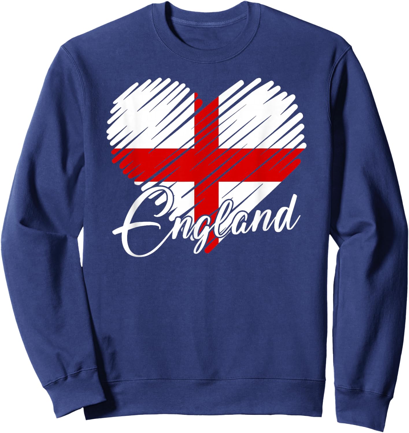 English Football Shirt England Flag English Soccer Gift Sweatshirt - Sweatshirt | Navy