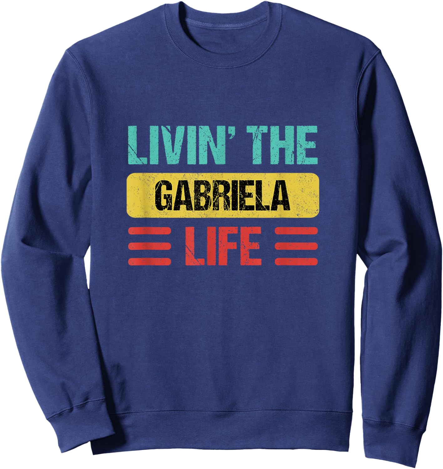 Gabriela Name Sweatshirt - Sweatshirt | Navy