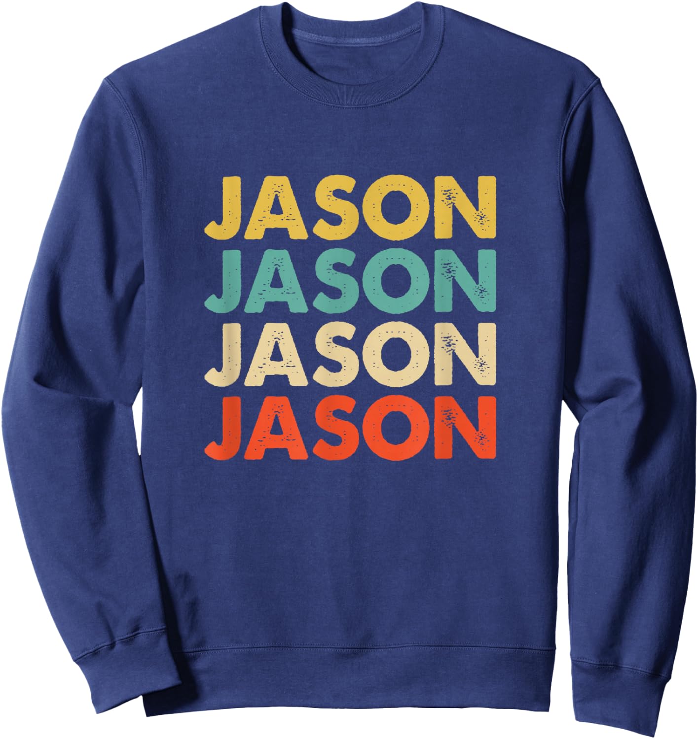 Jason Name Sweatshirt - Sweatshirt | Navy