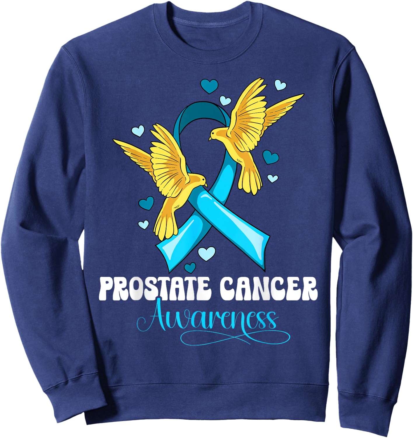 Prostate Cancer Awareness Sweatshirt - Sweatshirt | Navy