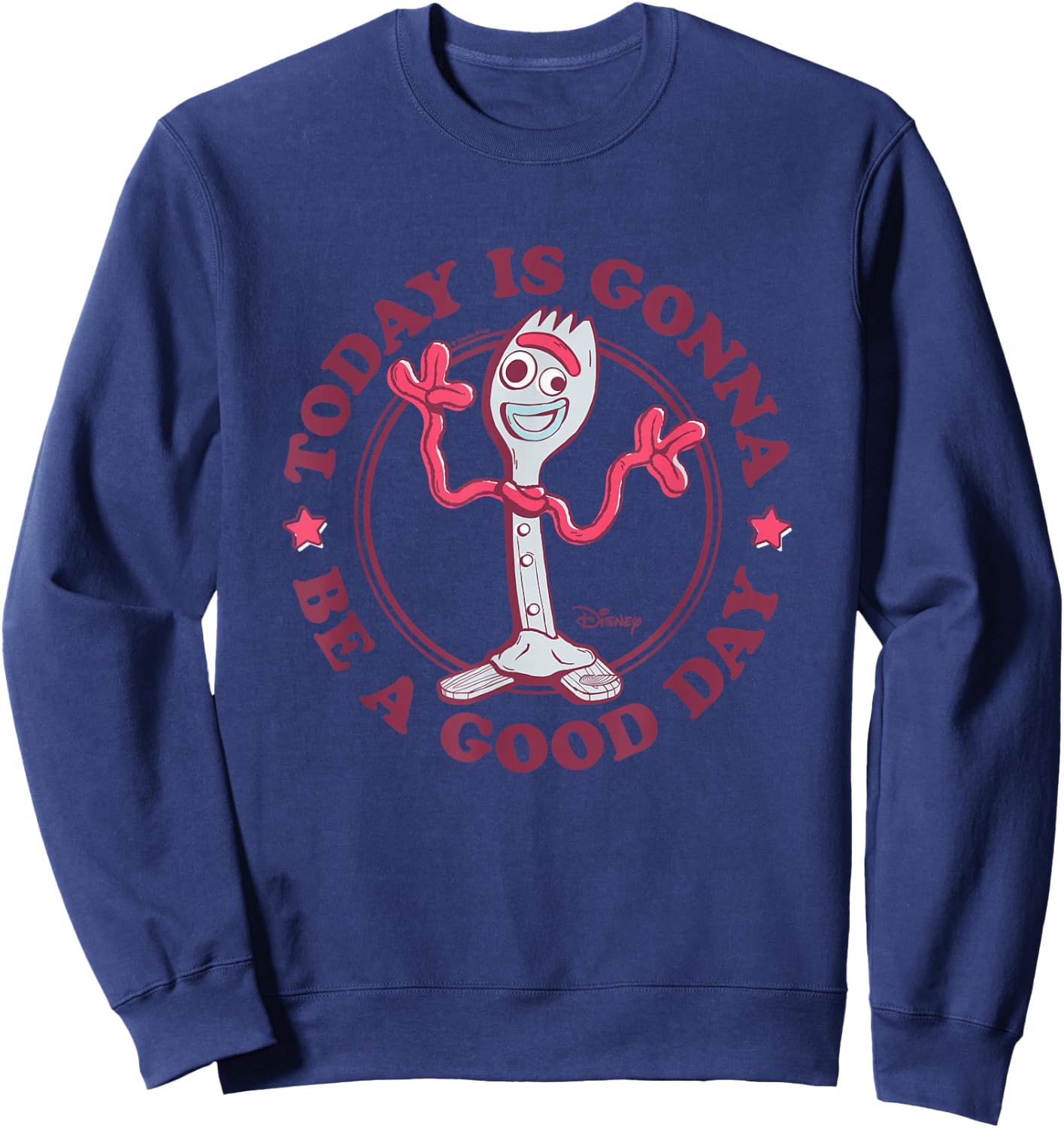 Toy Story - Today is Gonna Be A Good Day Forky Sweatshirt - Sweatshirt | Navy