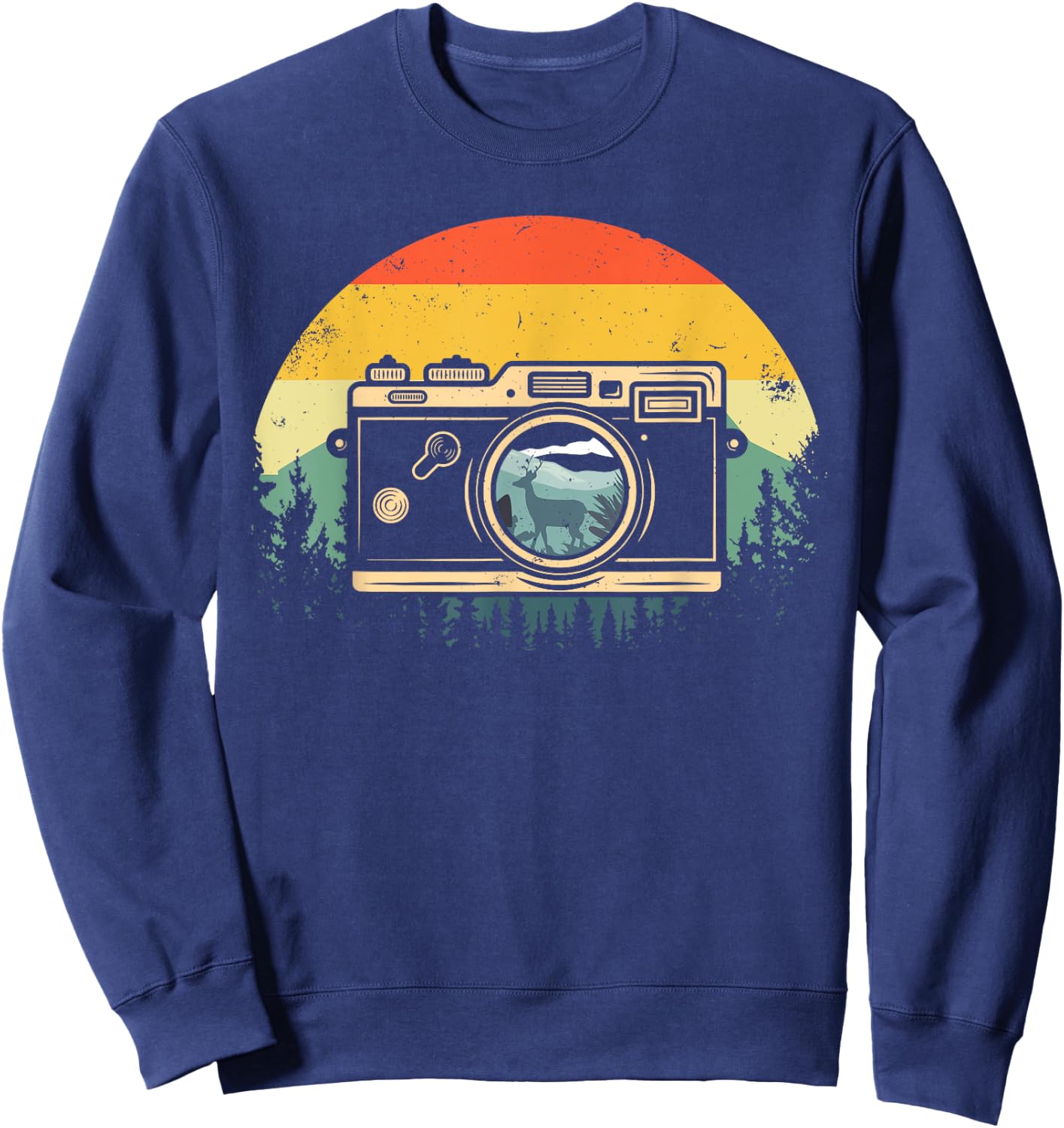 Cool Photography Women Photographer Camera Lover Sweatshirt - Sweatshirt | Navy