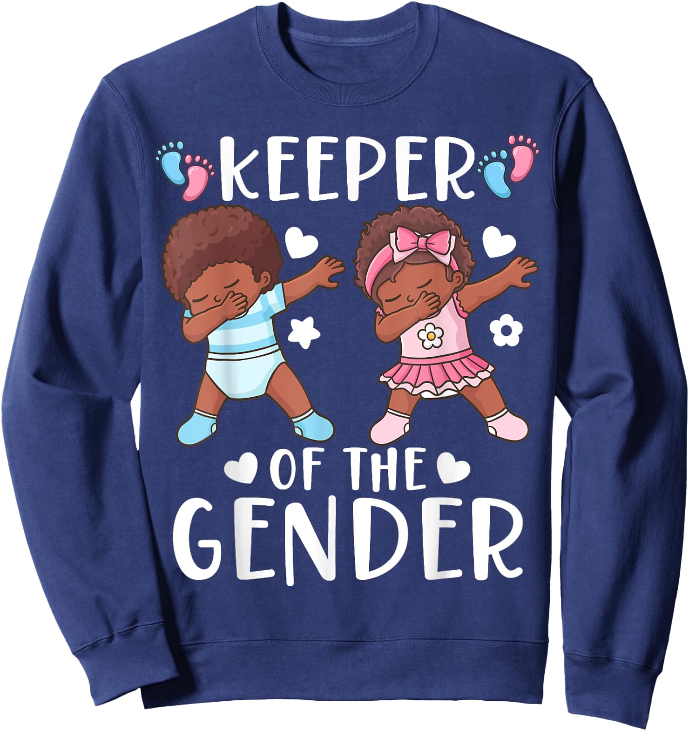 Gender Reveal Keeper of the Gender Sweatshirt - Sweatshirt | Navy