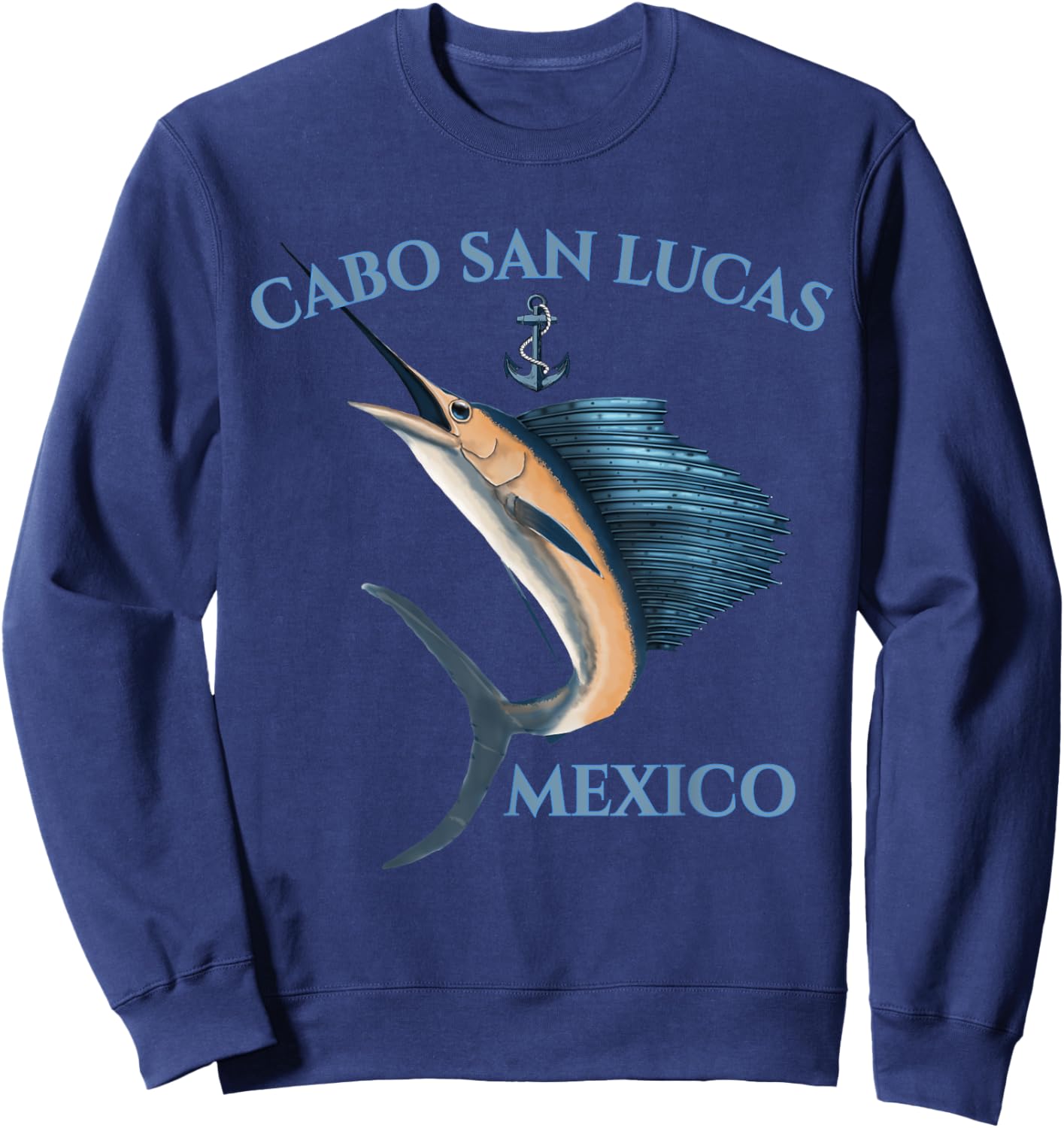 Swordfish Marlin Cabo San Lucas Mexico Sweatshirt - Sweatshirt | Navy