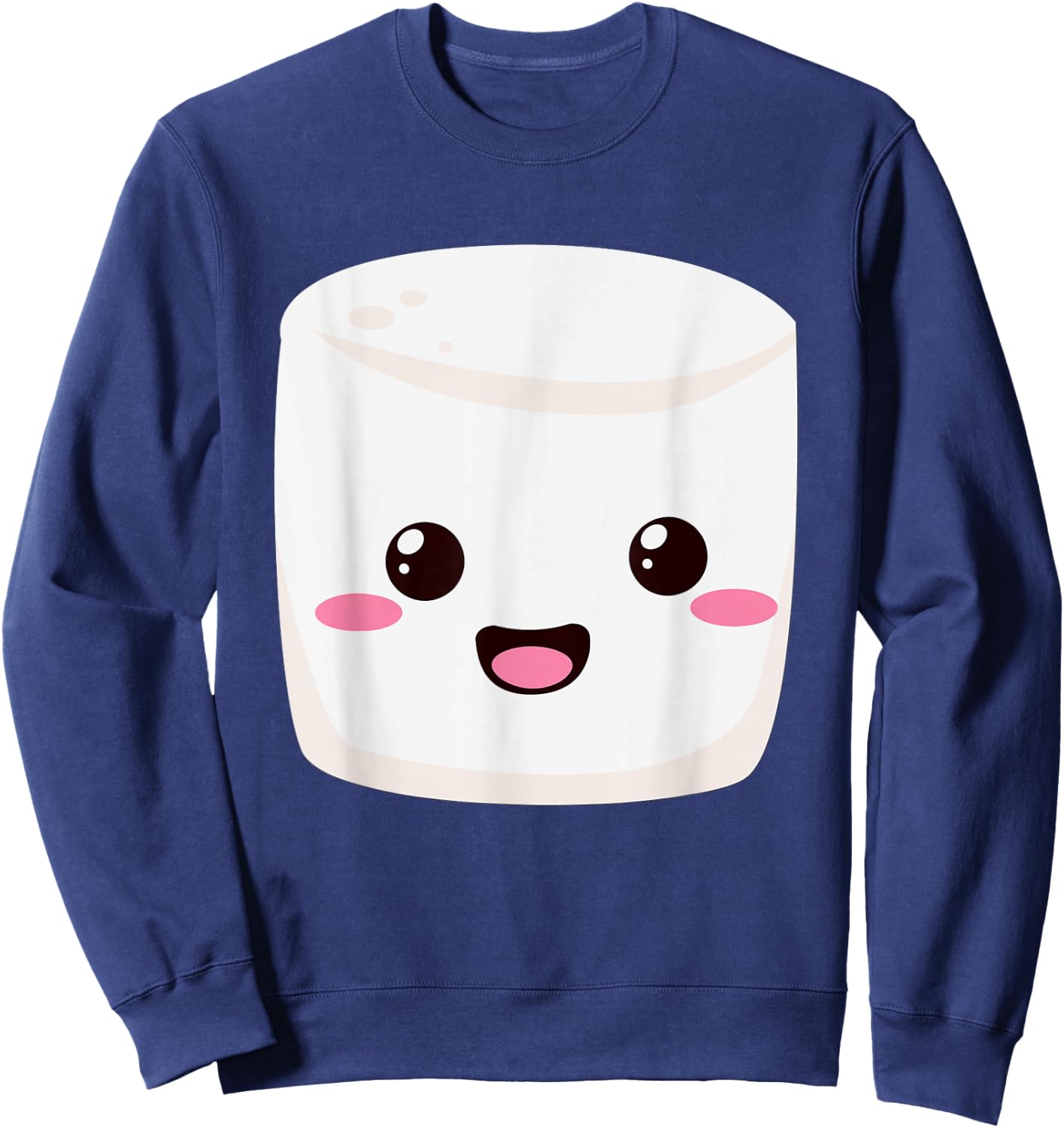 Kawaii Halloween Group Costume Party S'Mores Marshmallow Sweatshirt - Sweatshirt | Navy