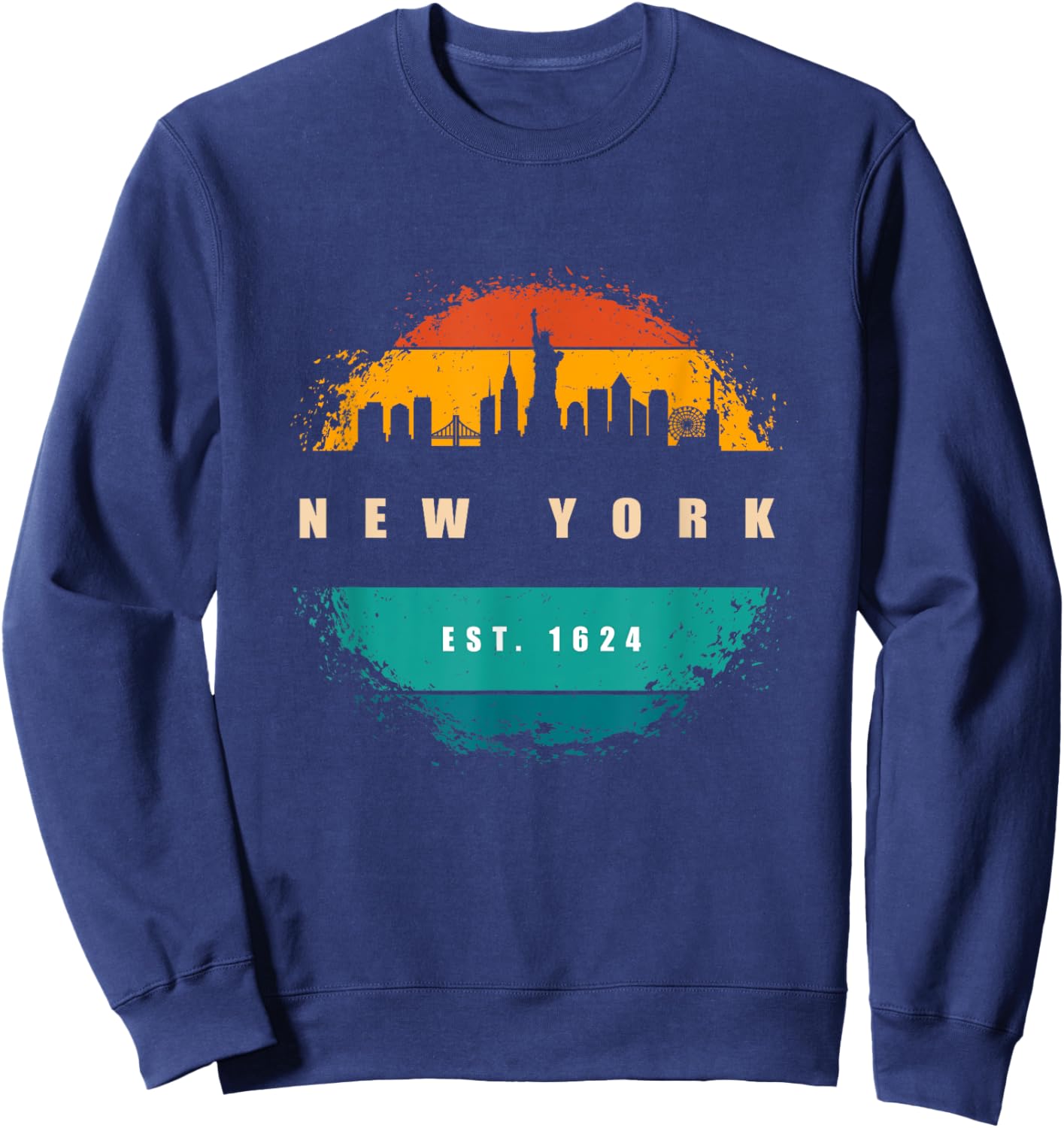 New York Sweatshirt - Sweatshirt | Navy