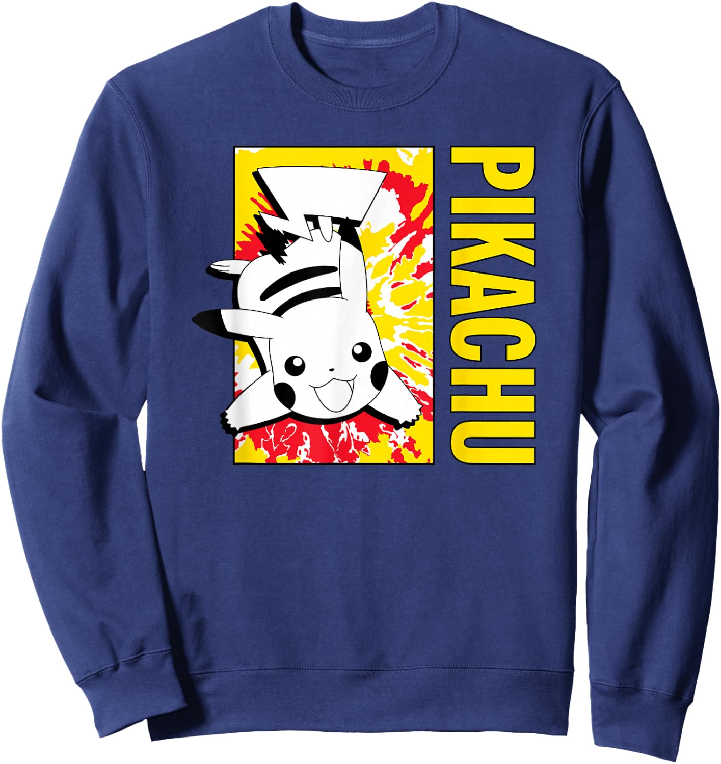 Pokémon - Tie Dye Pikachu Sweatshirt - Sweatshirt | Navy