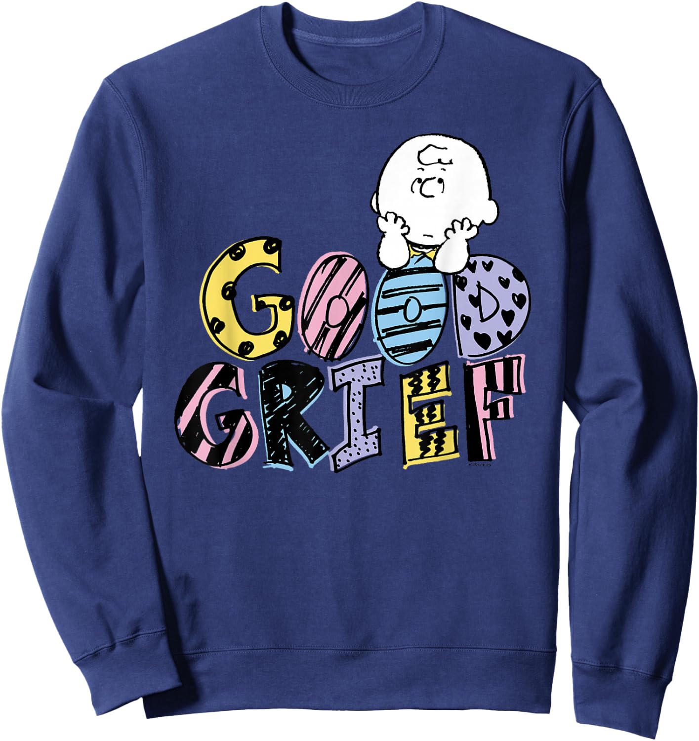 Peanuts - Good Grief Charlie Brown Sweatshirt - Sweatshirt | Navy