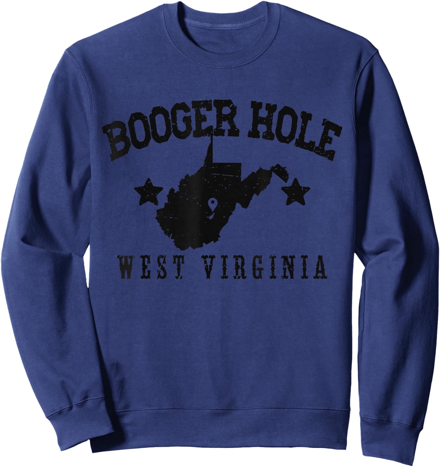 Booger Hole West Virginia Sweatshirt - Sweatshirt | Navy