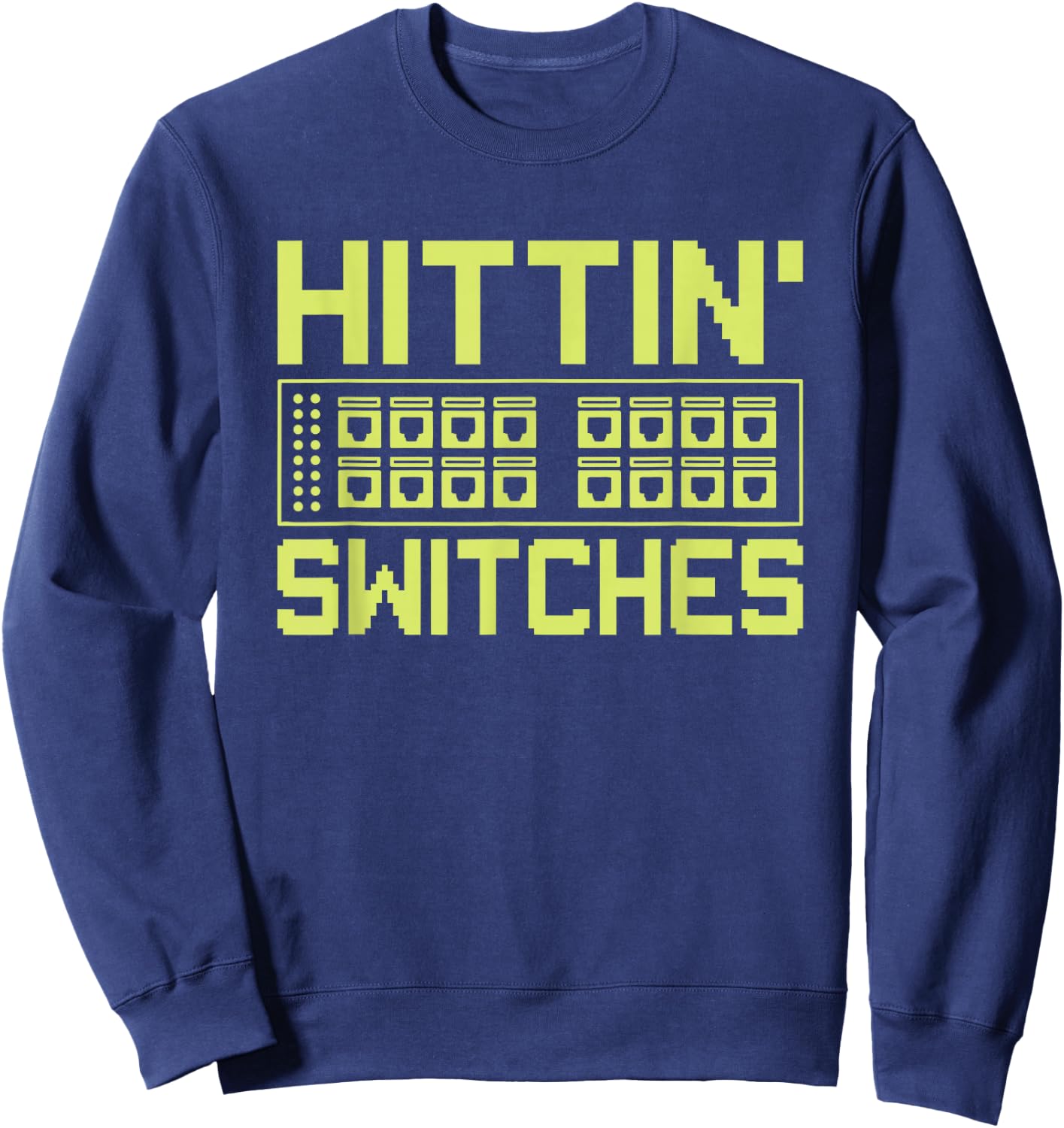 Network Technician Funny Sayings for VLAN Sweatshirt - Sweatshirt | Navy