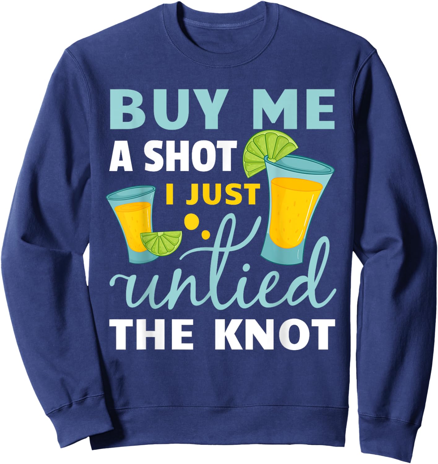 Funny Newly Divorce Art Women Divorcee Divorce Party Sweatshirt - Sweatshirt | Navy