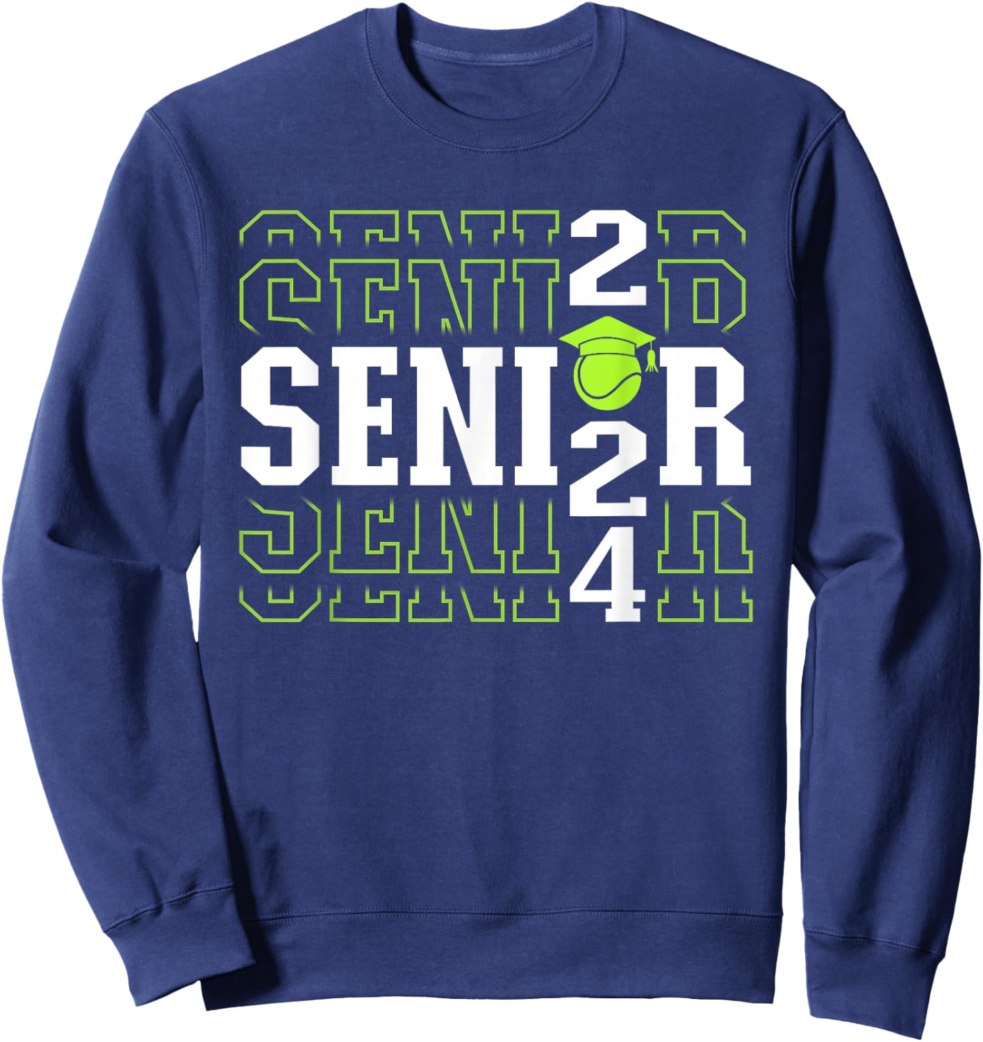 Class of 2024 Tennis Senior Sweatshirt - Sweatshirt | Navy