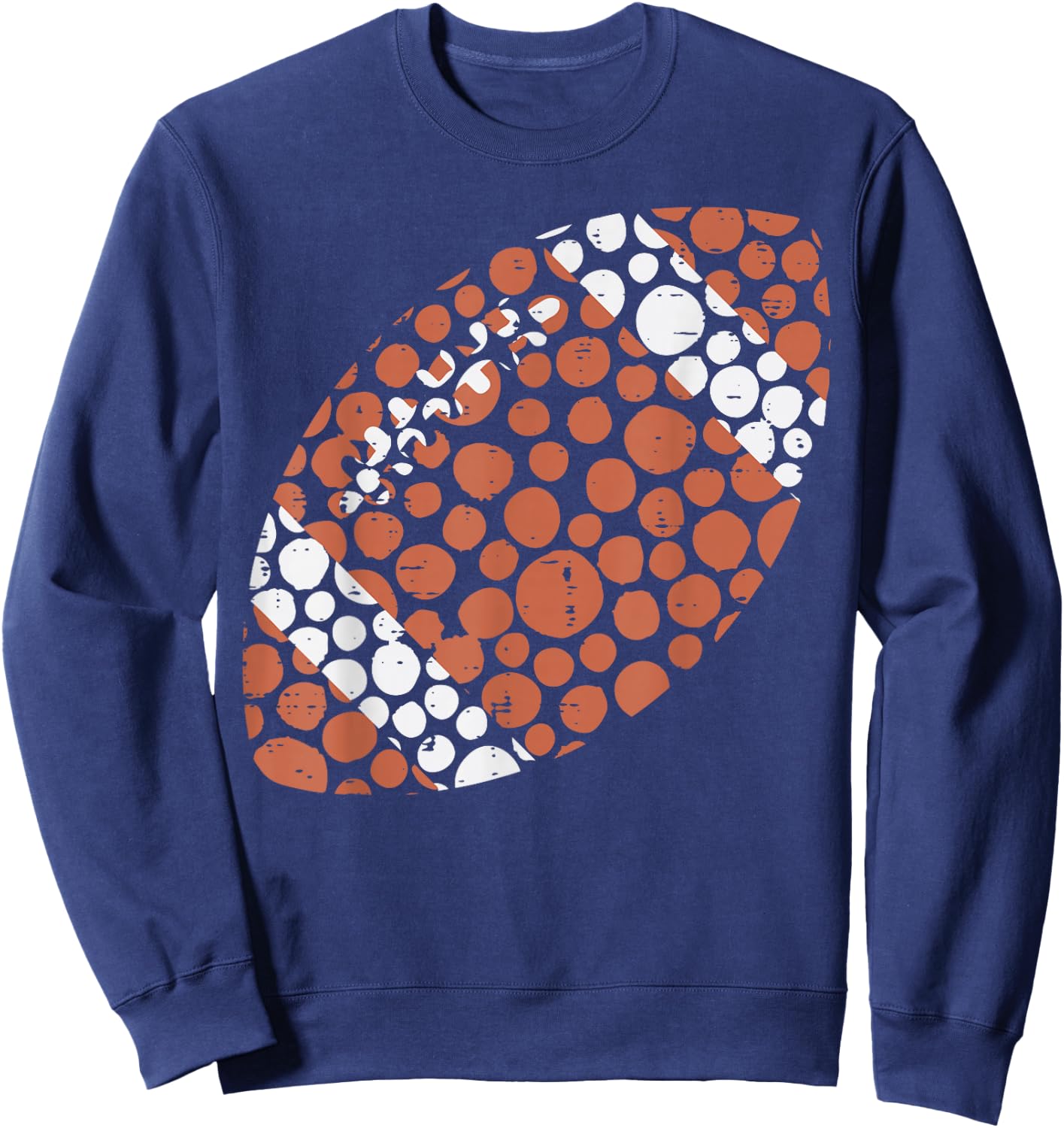 American Football Dots International Dot Day Men Boys Kids Sweatshirt - Sweatshirt | Navy